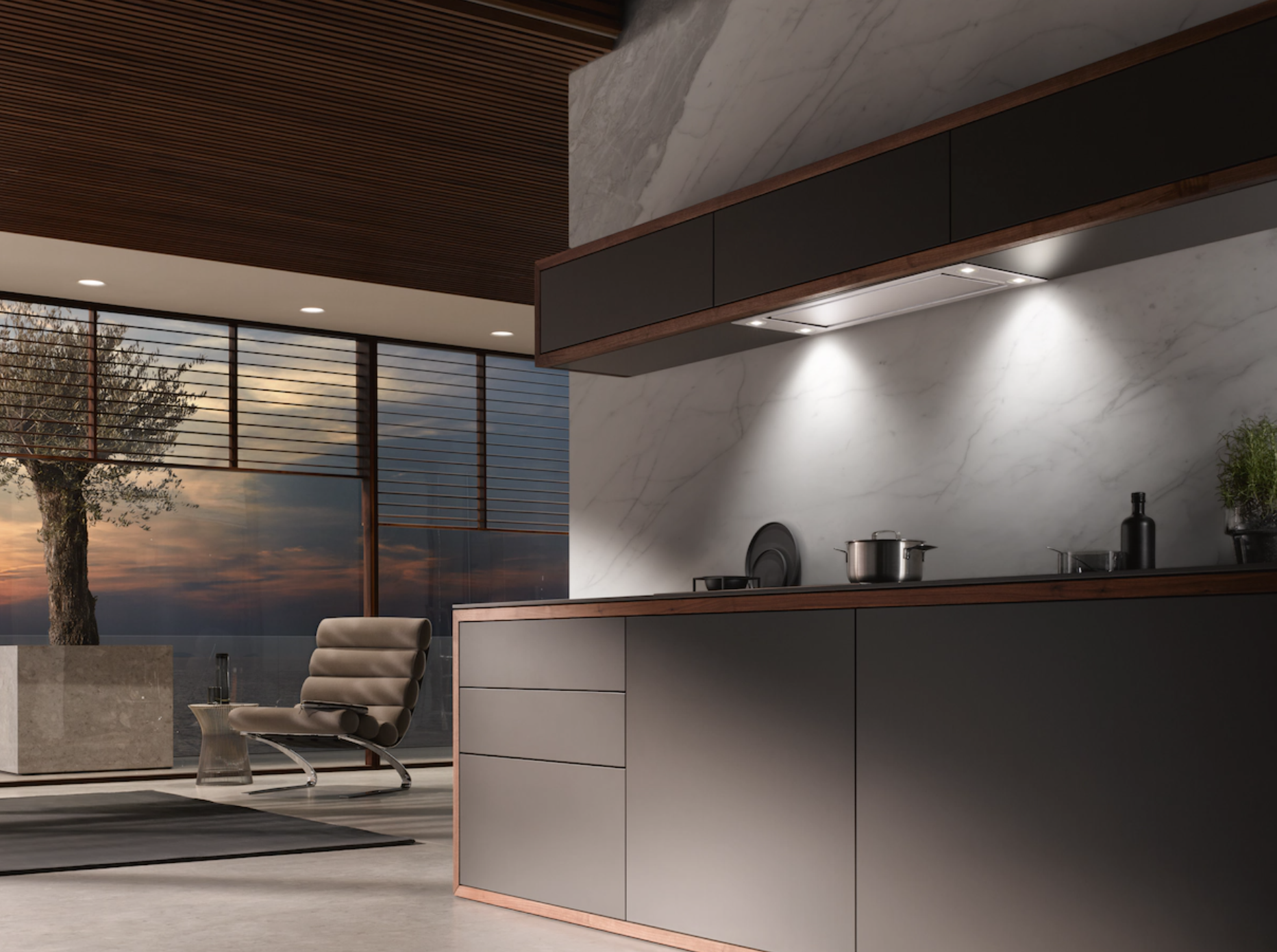 MIELE DA2698EXTABW groupe d'extraction - 88cm