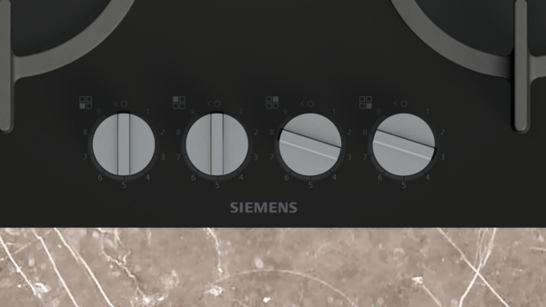 SIEMENS EP6A6HI10 IQ500 table de cuisson au gaz - 60cm