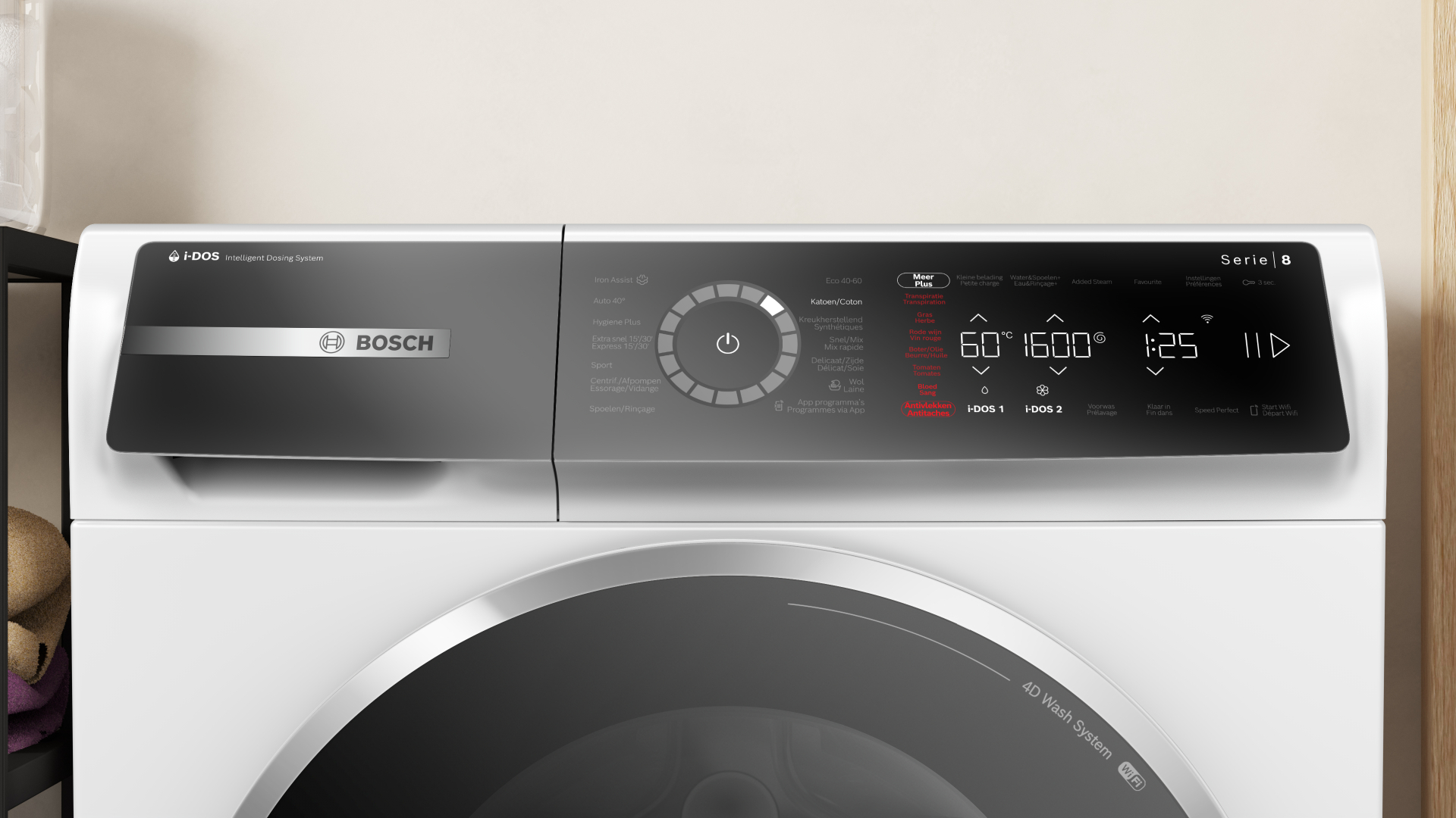 BOSCH WGB266AVFG Serie 8 8 Machine à laver 11 kg avec vapeur