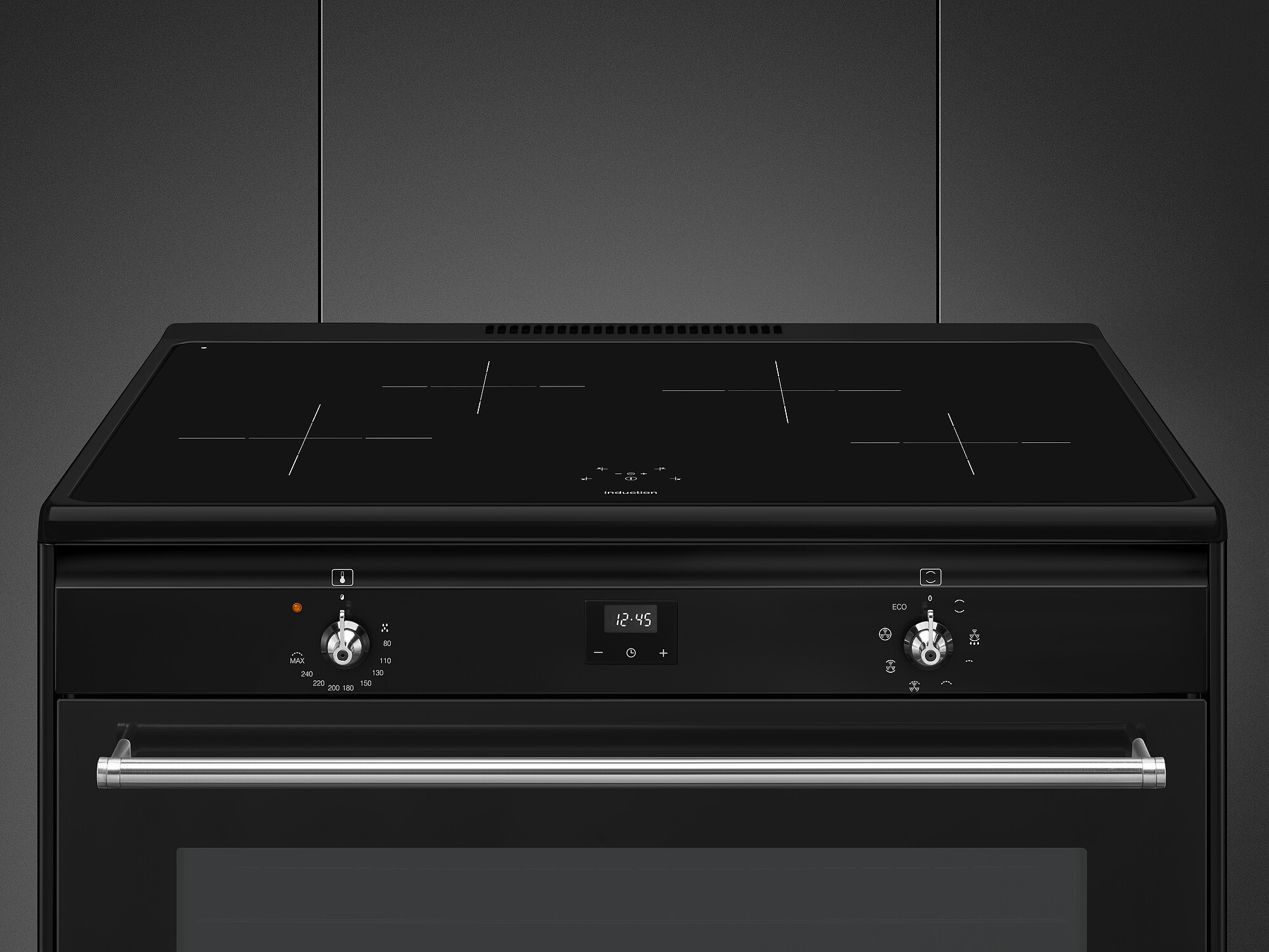 SMEG CX91IMBL cuisinière avec taque à induction