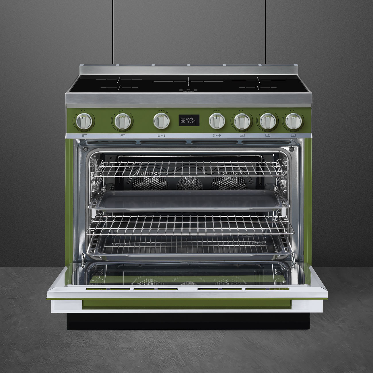 SMEG CPF9IPOG cuisinière avec taque à induction - 90cm