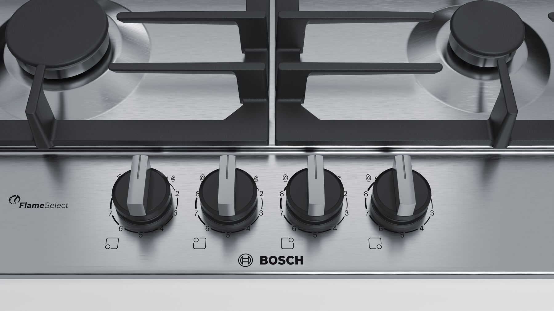 BOSCH PCP6A5B90 SERIE 6 table de cuisson au gaz - 60cm