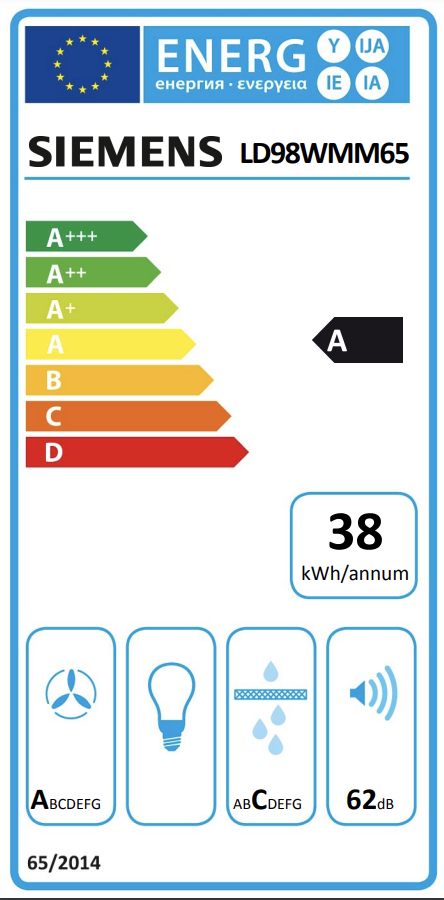 SIEMENS LD98WMM65 IQ700 hotte plan de travail - 90cm