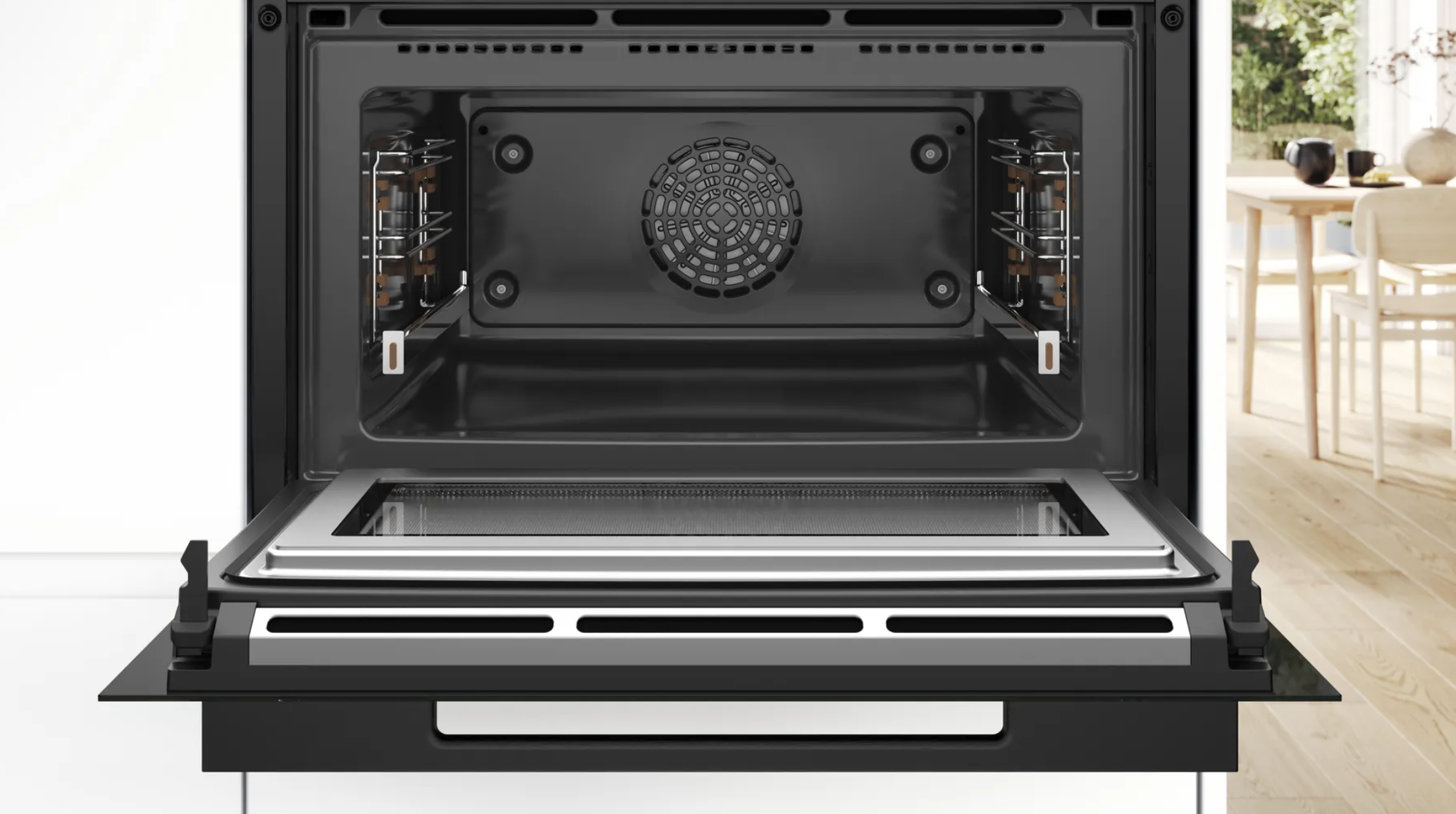 BOSCH CMG978NB1 SERIE 8 four multifonction avec micro-ondes - 45cm