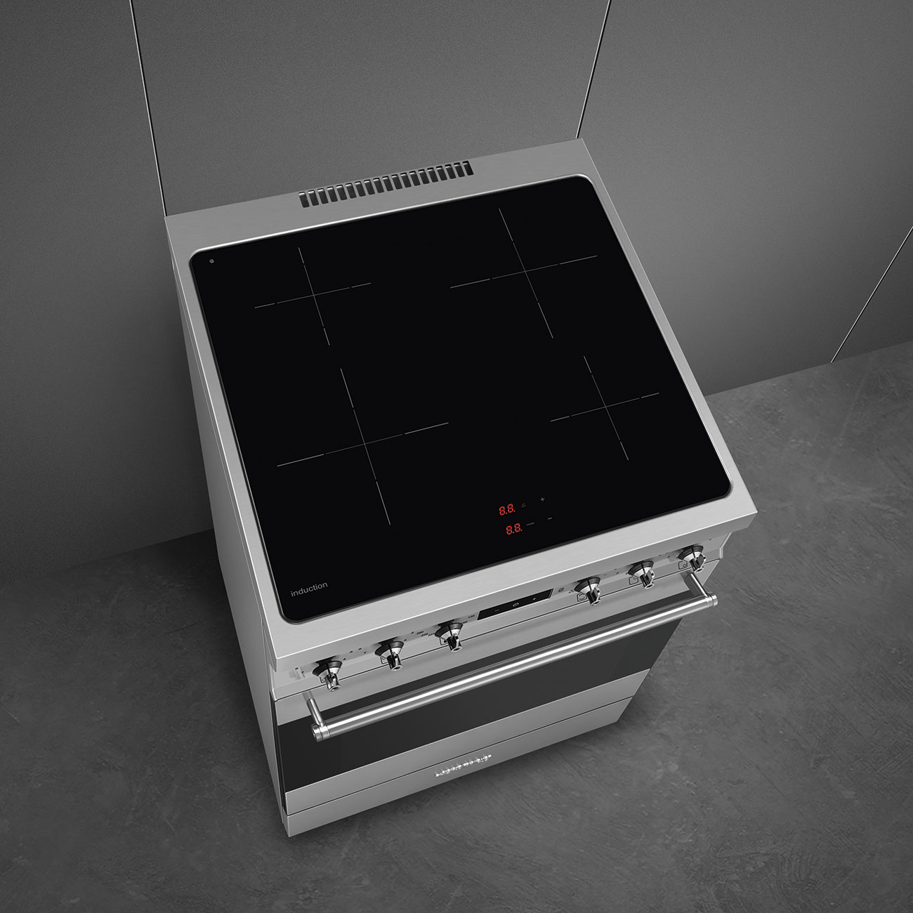 SMEG C6IMXM2 cuisinière avec taque à induction - 60cm