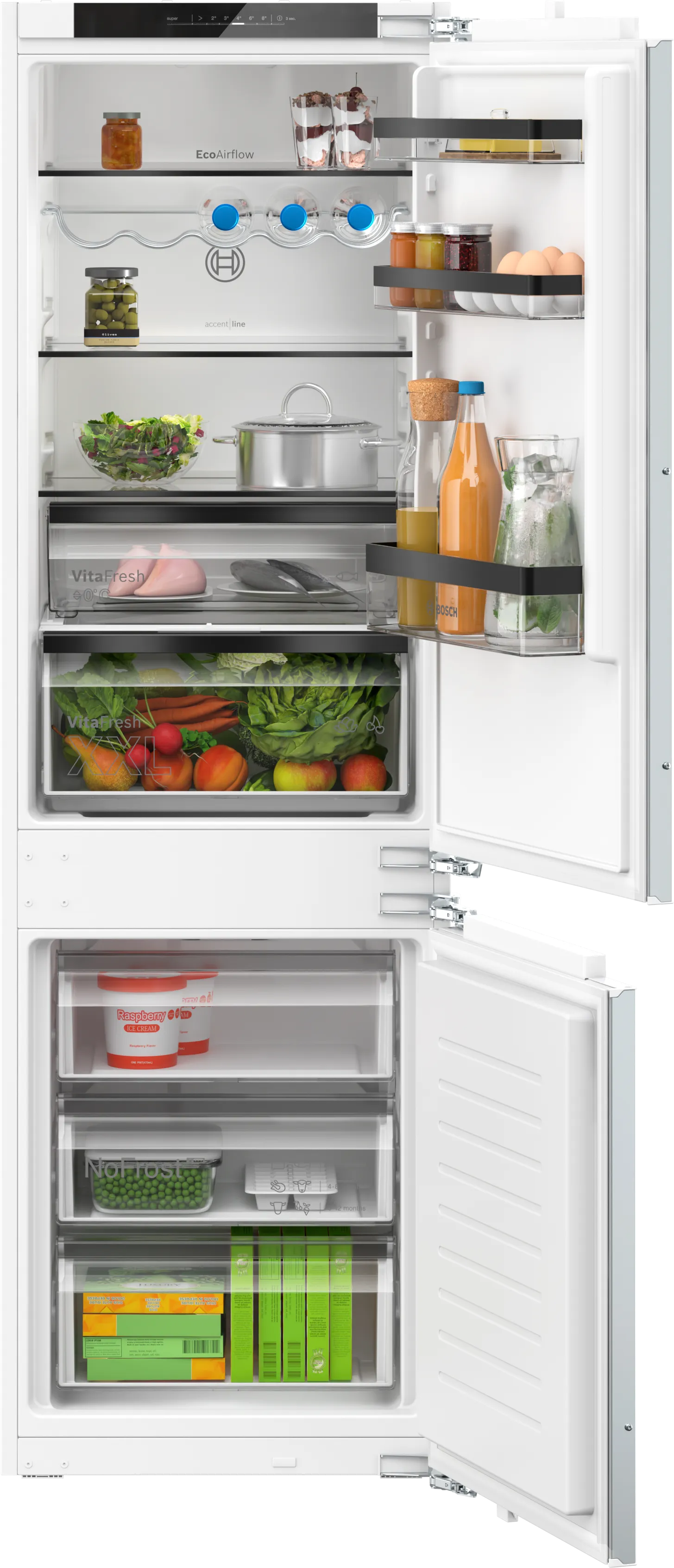 BOSCH KIN86SFE0 SERIE 4 combiné réfrigérateur-congélateur - 178cm