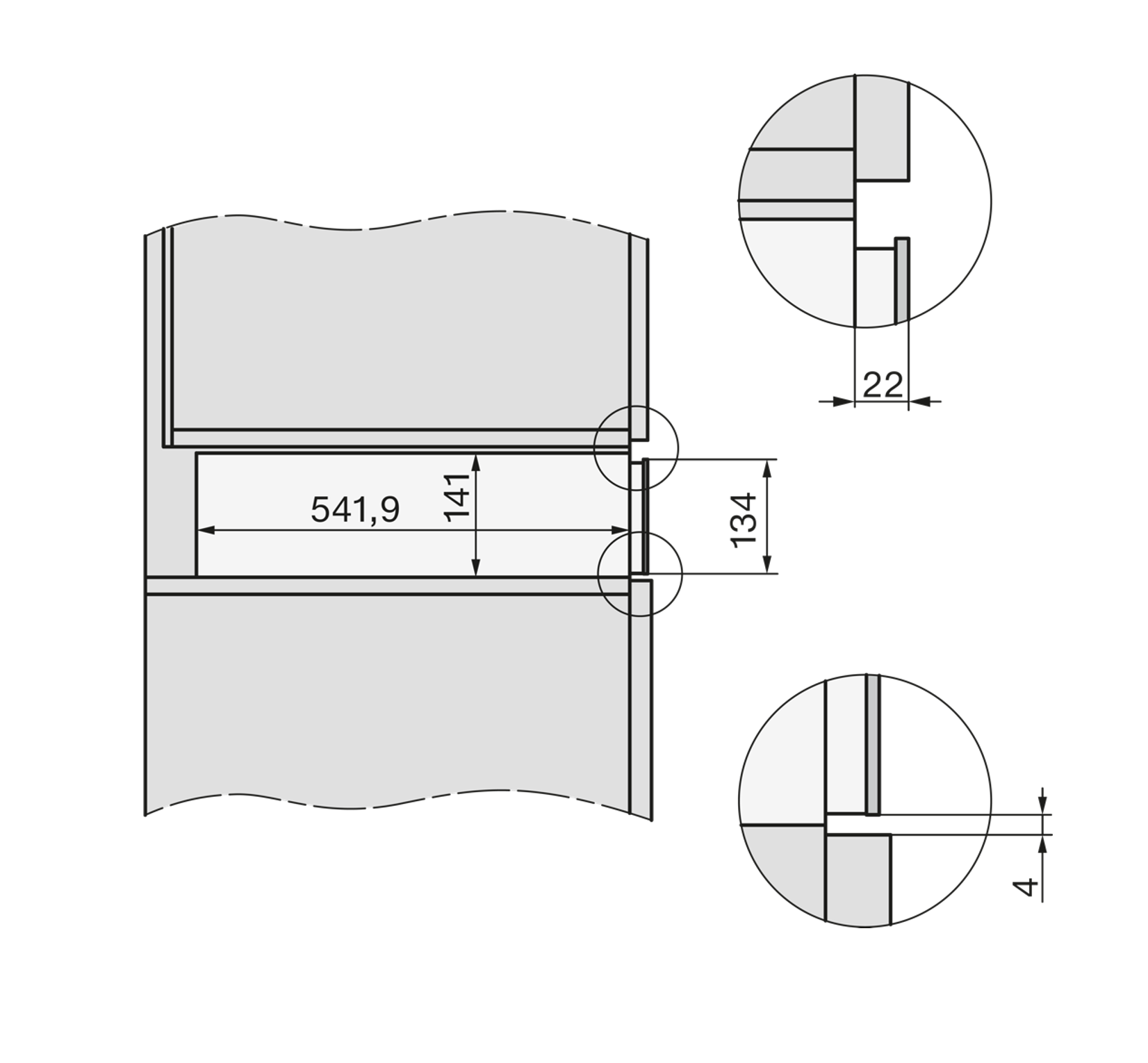 MIELE ESW7010GRGR ARTLINE tiroir culinaire - 14cm