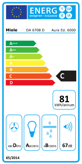 MIELE DA6708DBW hotte îlot - 100cm