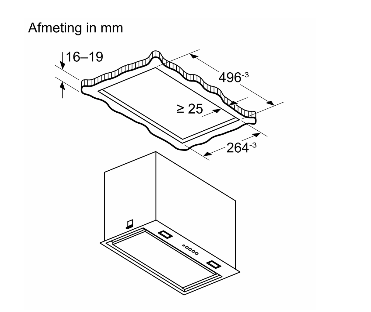 SIEMENS LB56NAC50 iQ500 groupe d'extraction - 52cm