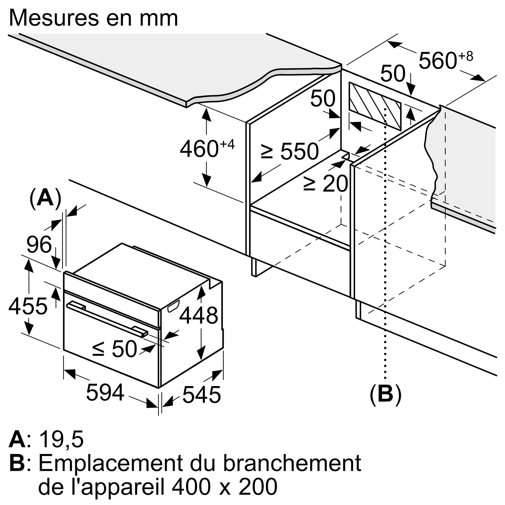 SIEMENS CP465AGB0 four à micro-ondes - combi - 45cm