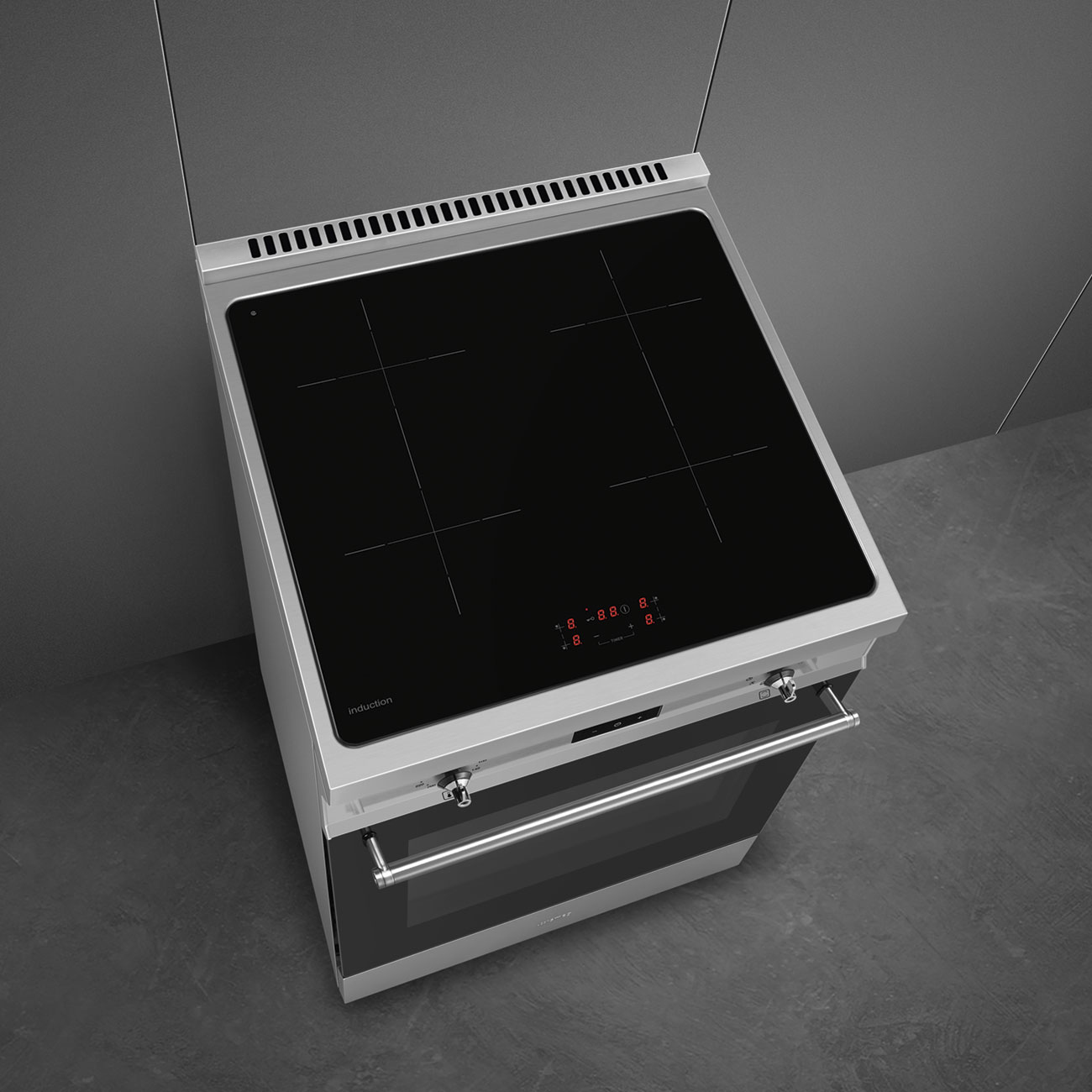 SMEG C6IPXT2 cuisinière avec taque à induction - 60cm