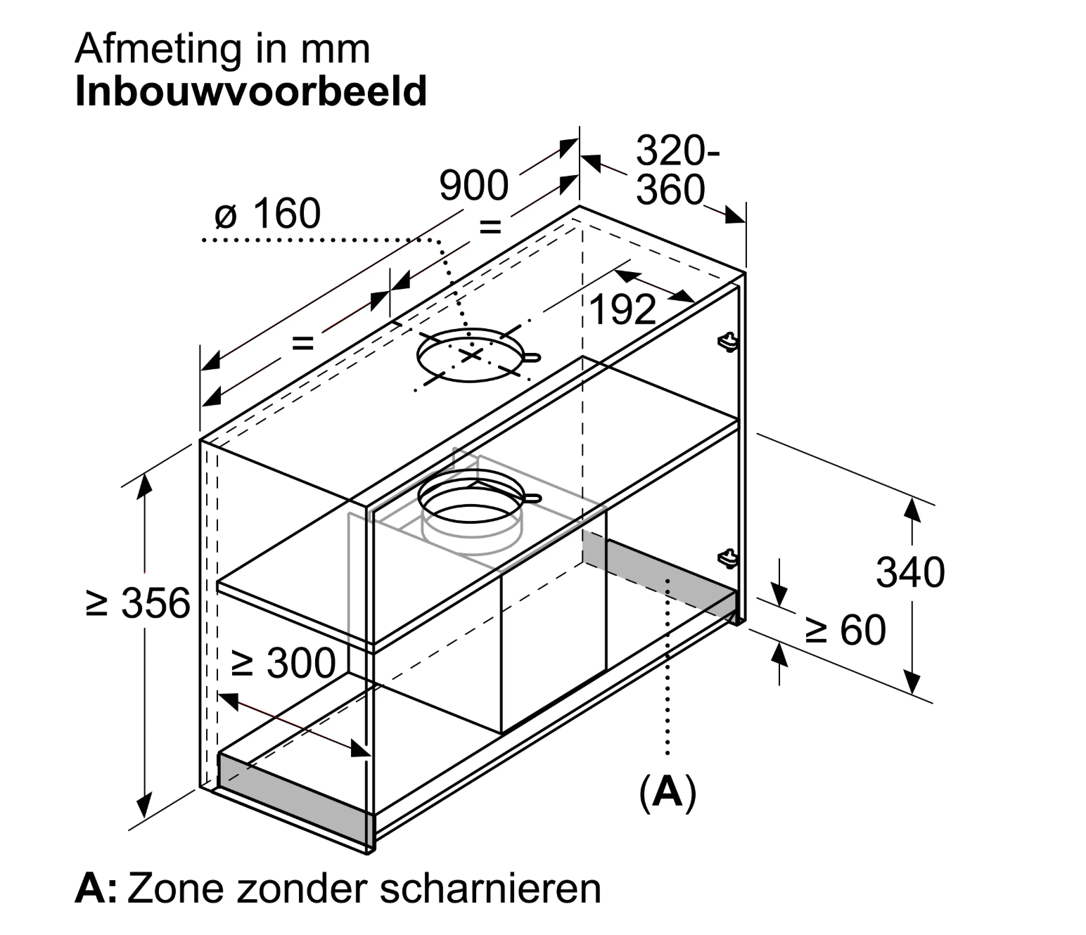 SIEMENS LJ97BDP65 hotte intégré - 90cm