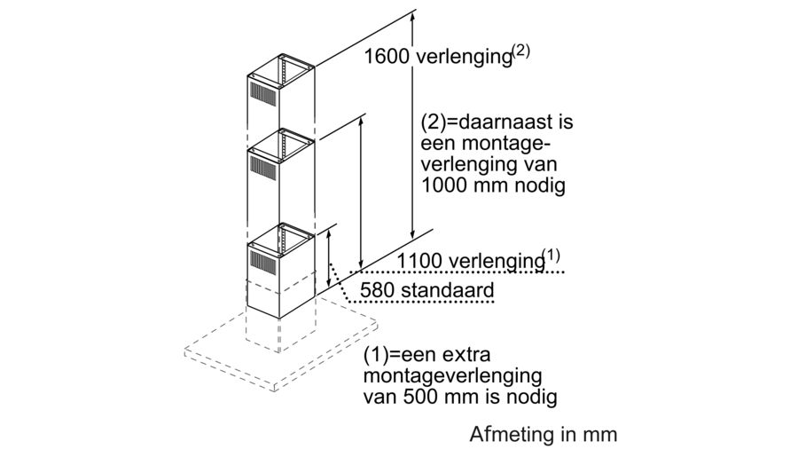 BOSCH DHZ1256 extension de cheminée