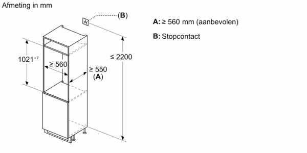 BOSCH KIL32NSE0 SERIE 2 réfrigérateur avec surgélateur - 102cm