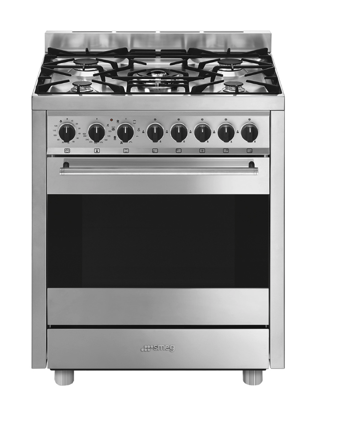 SMEG B71GMX2 cuisinière avec taque à gaz - 70cm