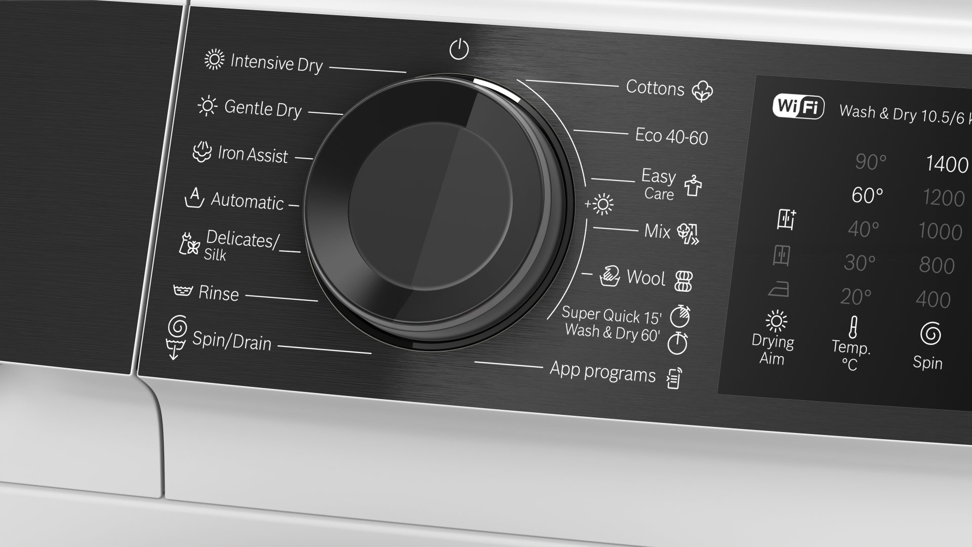 BOSCH WNG25401BY lave-linge séchant