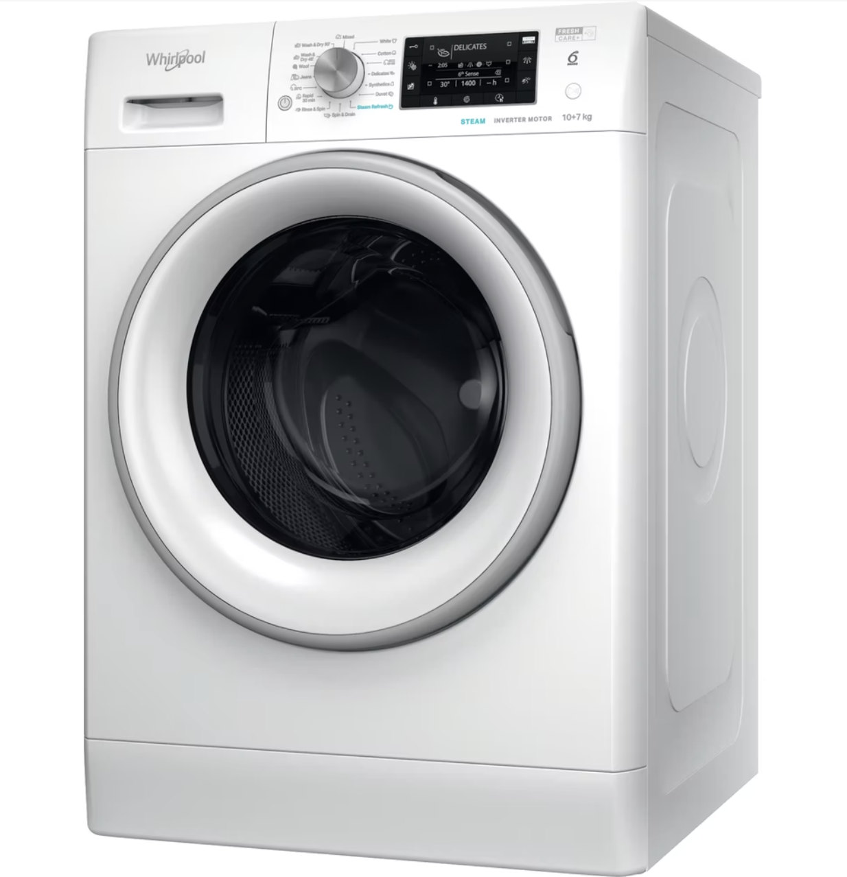 WHIRLPOOL FFWDD1076258SVEE lave-linge séchant