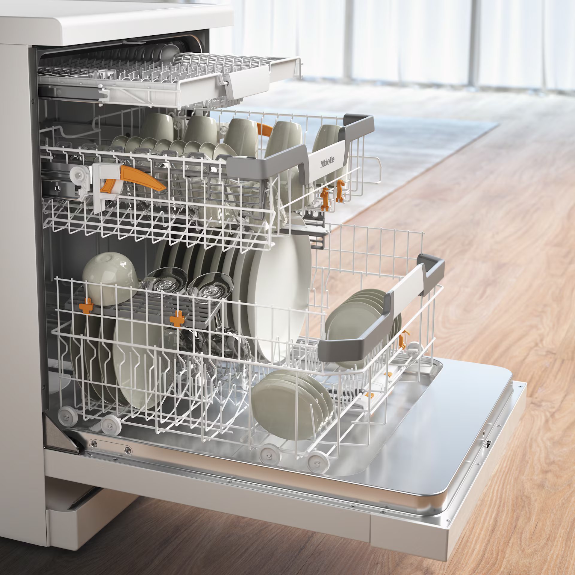 MIELE G5633SCACTIVEBW Lave - vaisselle intégrable avec bandeau apparent