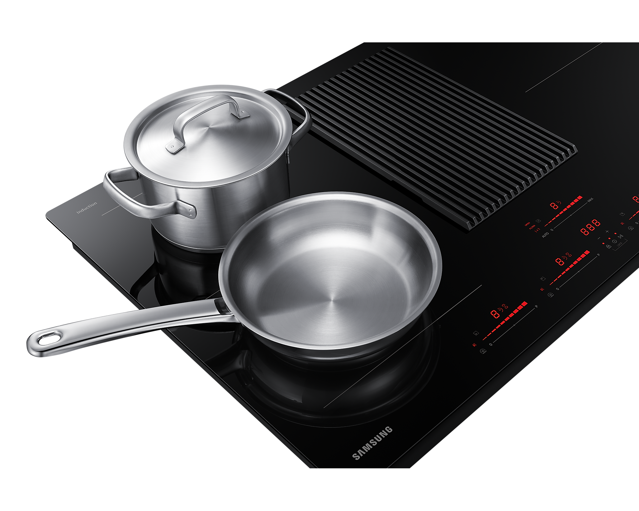 SAMSUNG NZ84T9747VK table de cuisson avec hotte integrée - 83cm