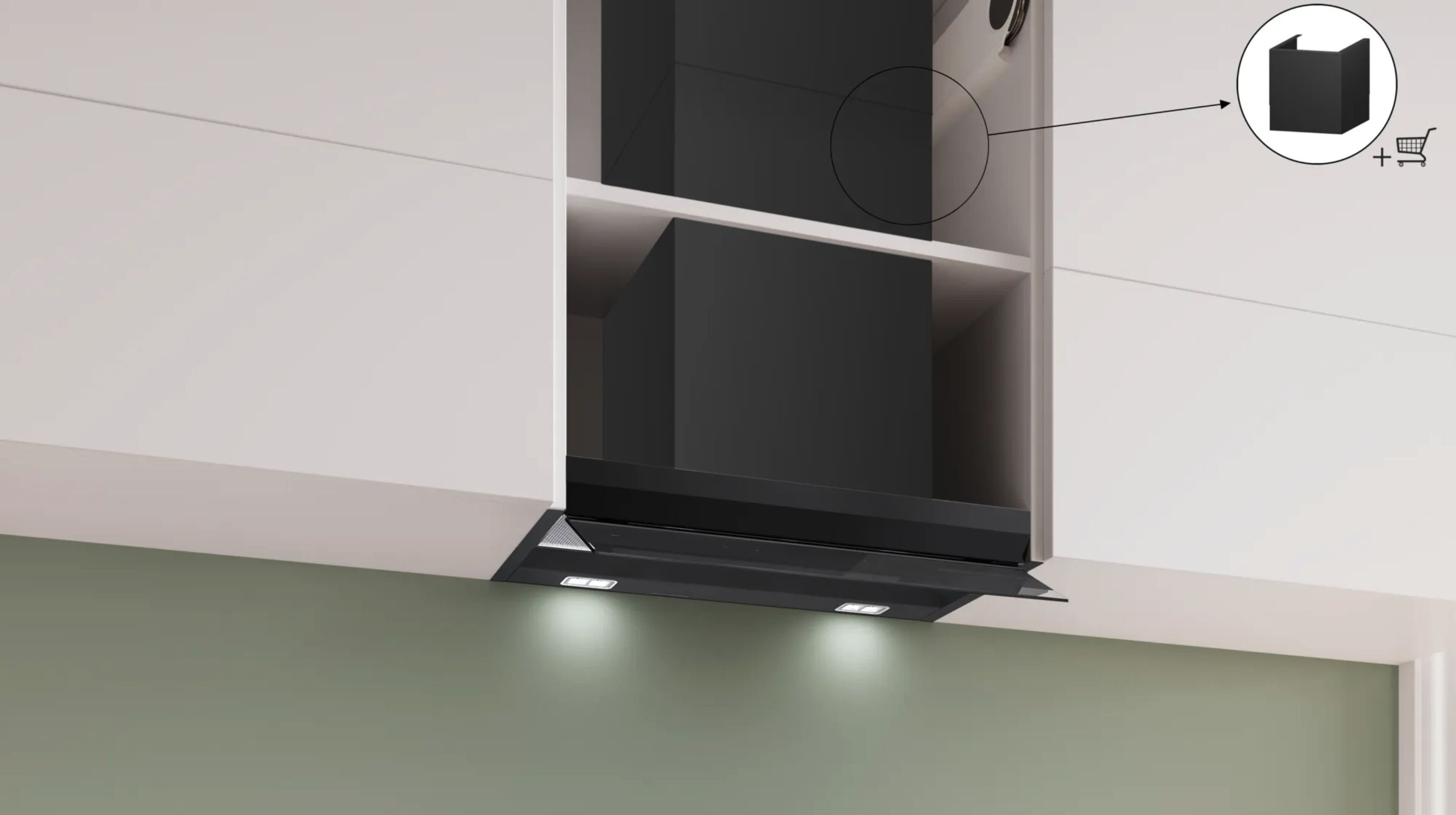 BOSCH DBB67DP65 hotte intégré - 60cm