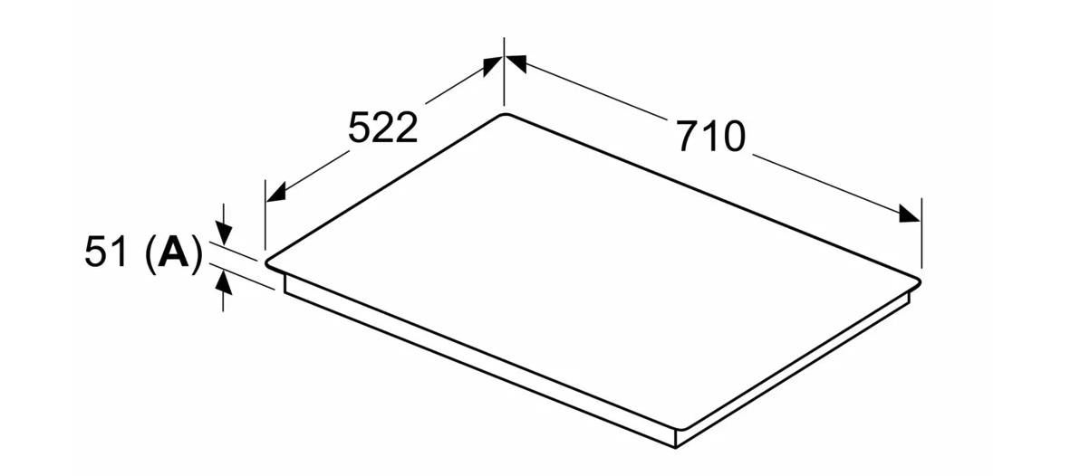 BOSCH PVS731HC1M SERIE 6 table de cuisson à induction - 70cm