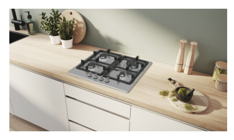 BOSCH PGH6B5K90 SERIE 4 table de cuisson au gaz - 60cm