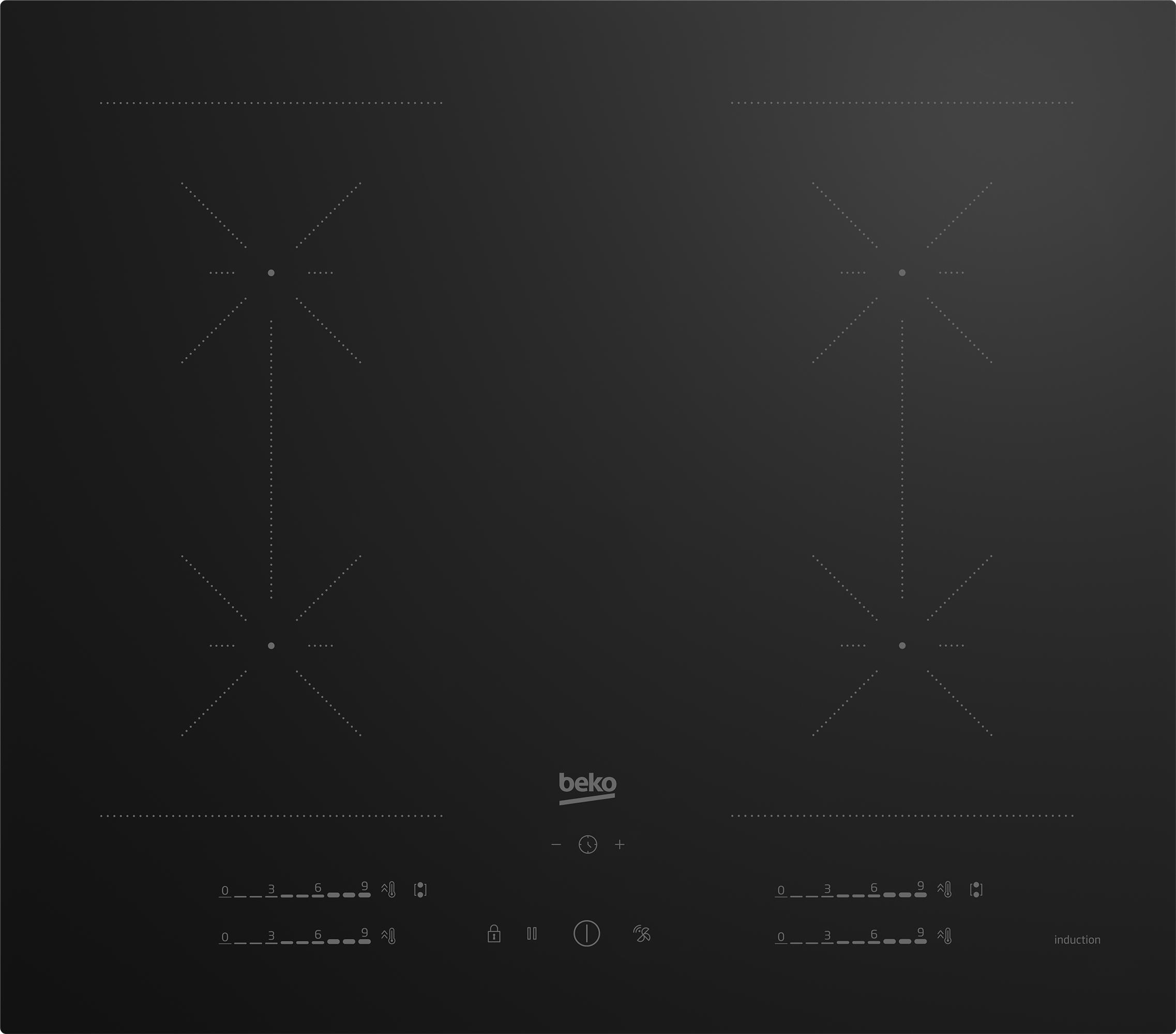 BEKO HII64720SUF2T table de cuisson à induction - 60cm