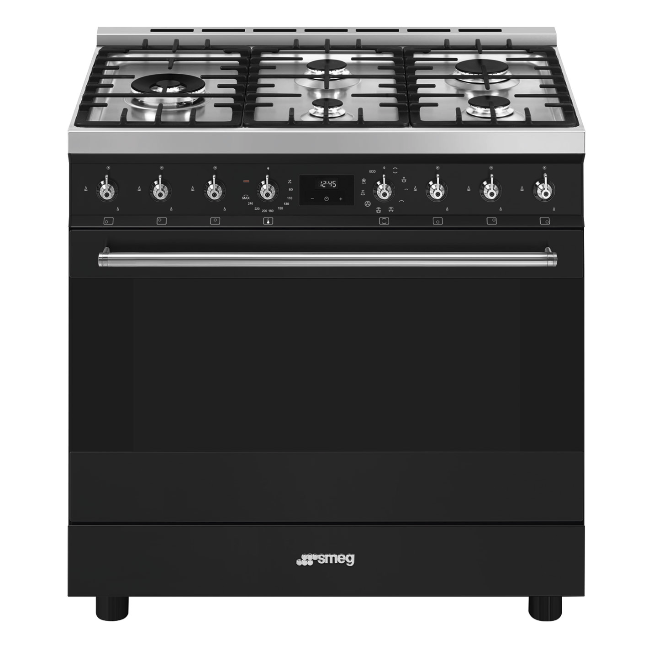 SMEG C95GMCMB2 cuisinière avec taque à gaz - 90cm
