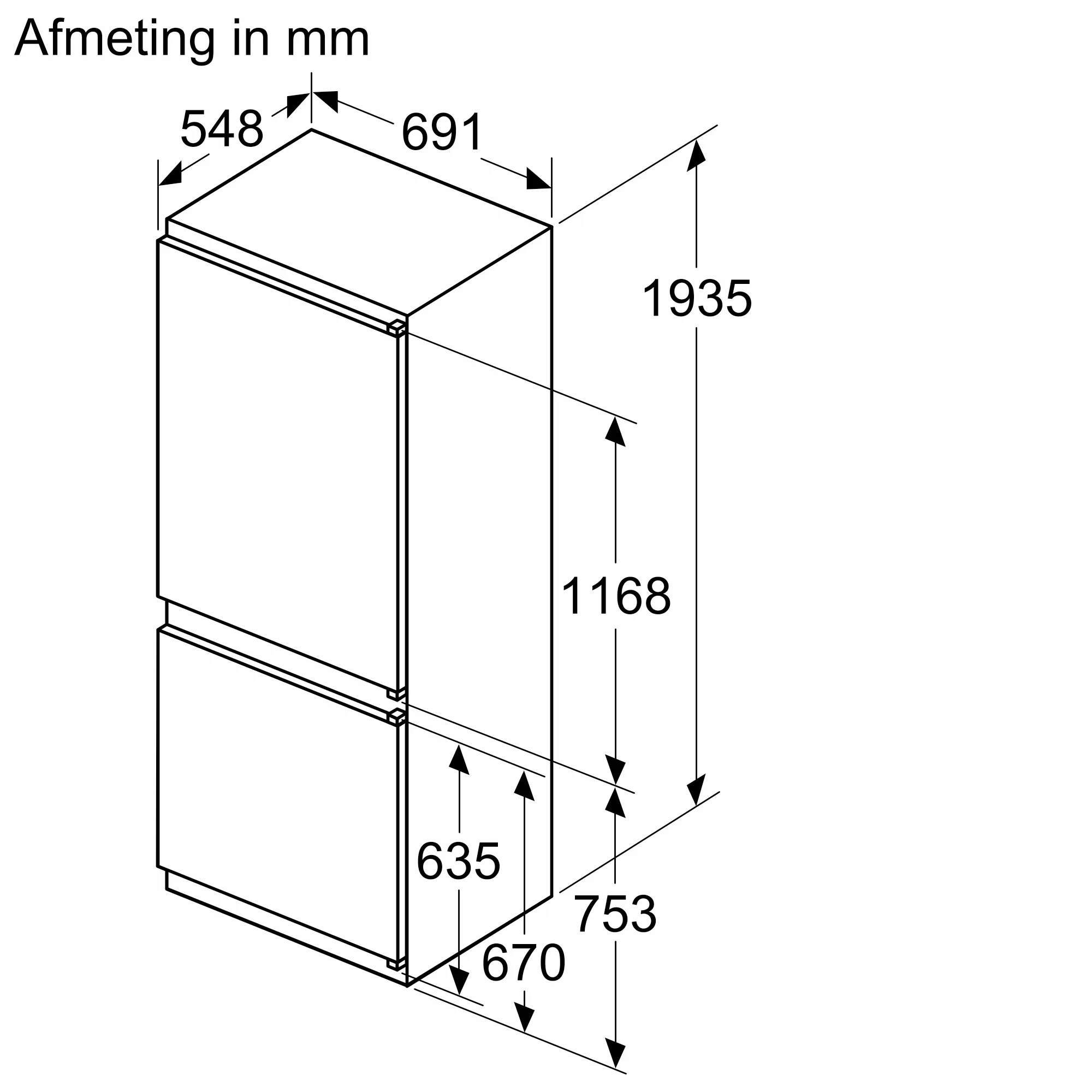 SIEMENS KB96NNSE0 IQ100 combiné réfrigérateur-congélateur - 194cm