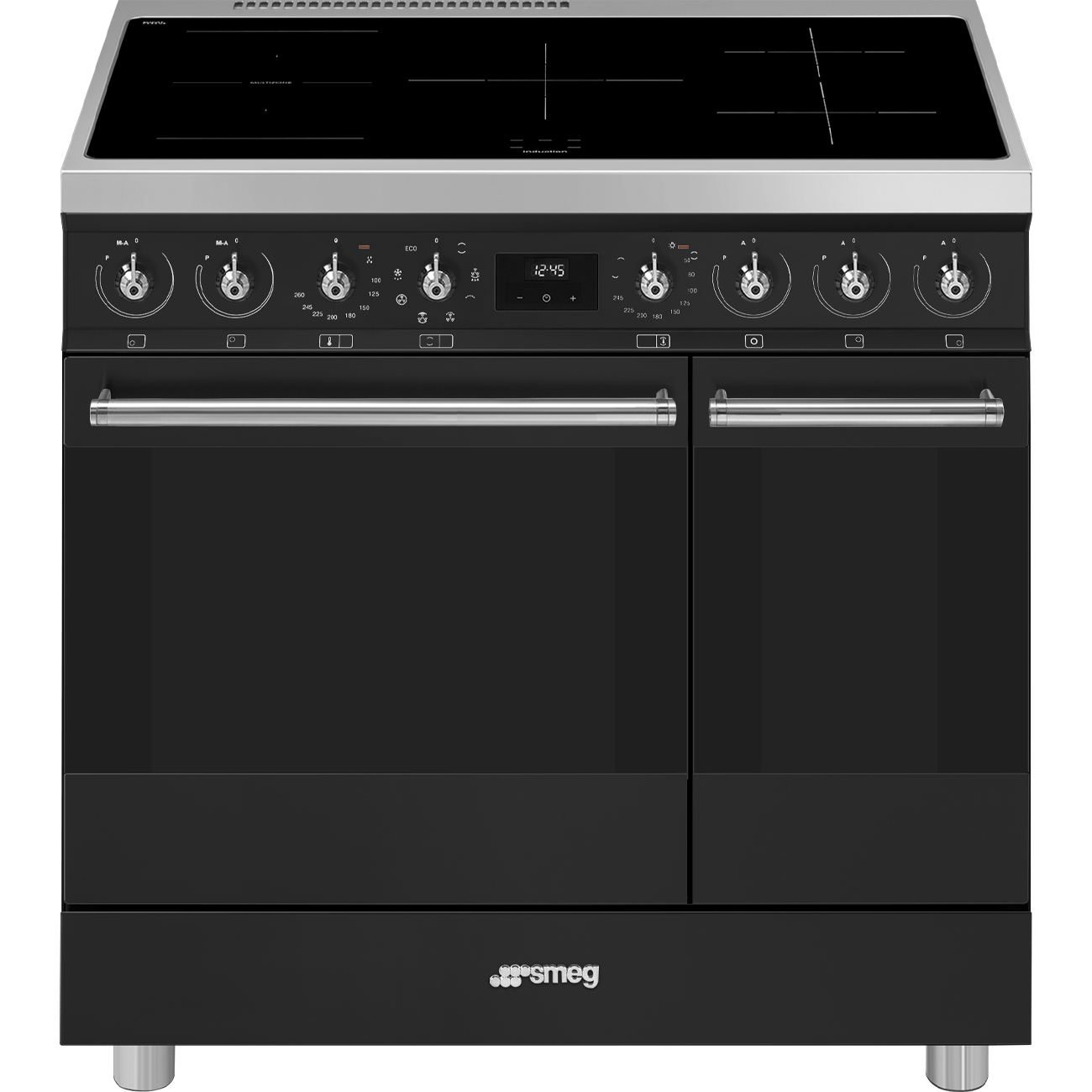 SMEG C92IMMB2 cuisinière avec taque à induction - 90cm