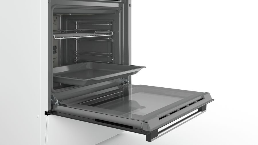 BOSCH HLR390020 SERIE 4 cuisinière avec taque à induction - 60cm