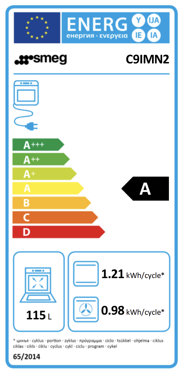 SMEG C9IMN2 cuisinière avec taque à induction - 90cm