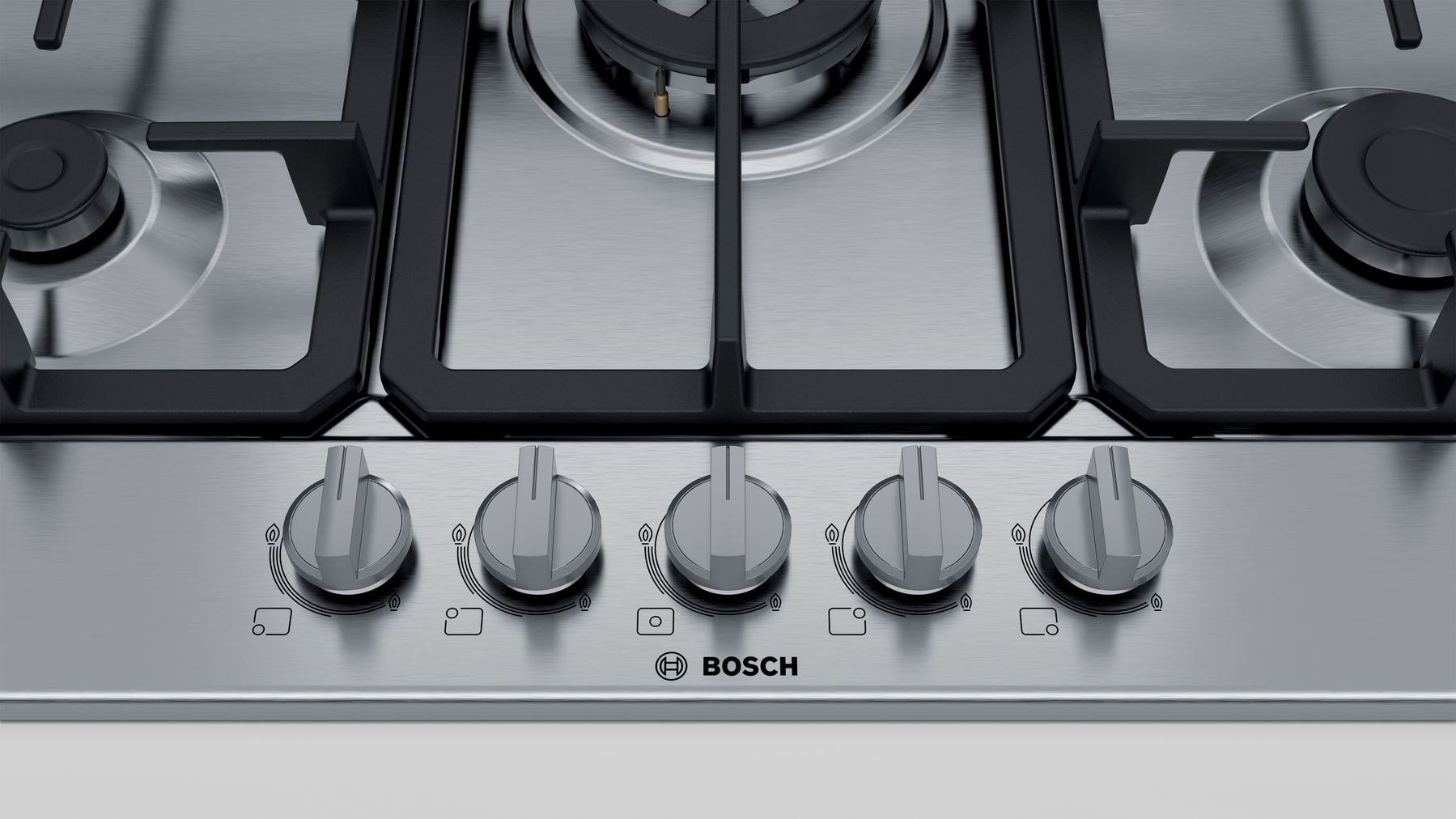 BOSCH PGQ7B5B90 SERIE 4 table de cuisson au gaz - 75cm