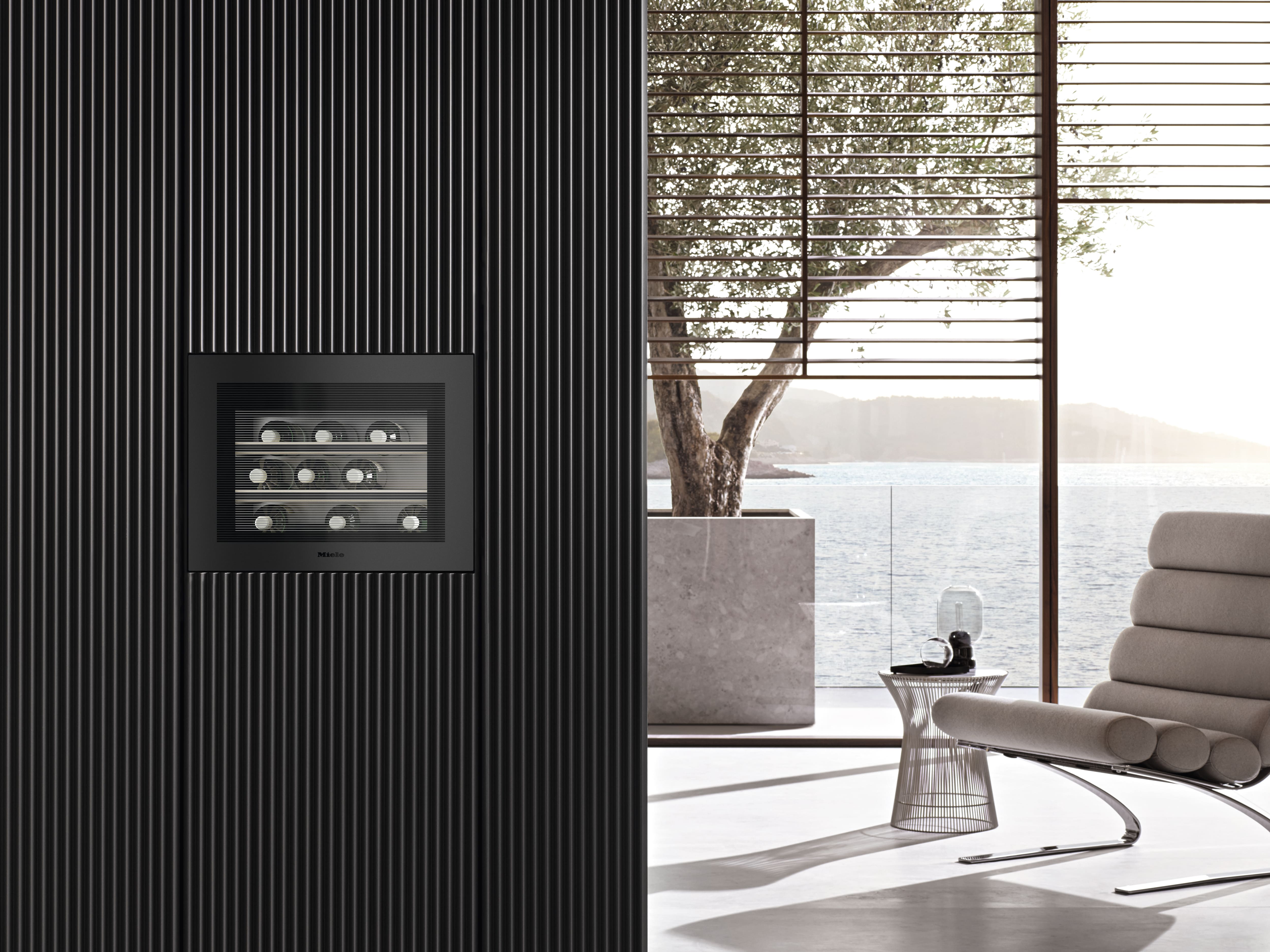 MIELE KWT7112IG125GALAEDITIONOBSIDIENBLACKMATT Pureline cave à vin encastrable