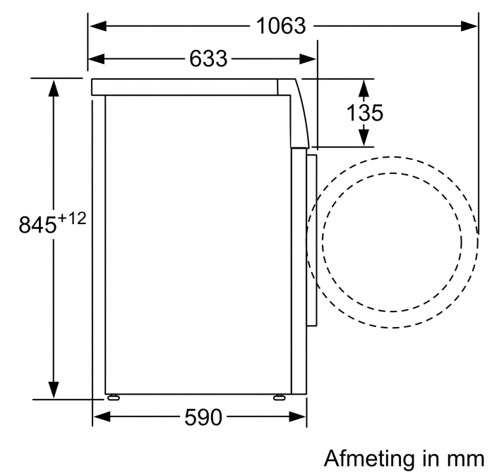 BOSCH WAN2829SFG SERIE 4 lave-linge