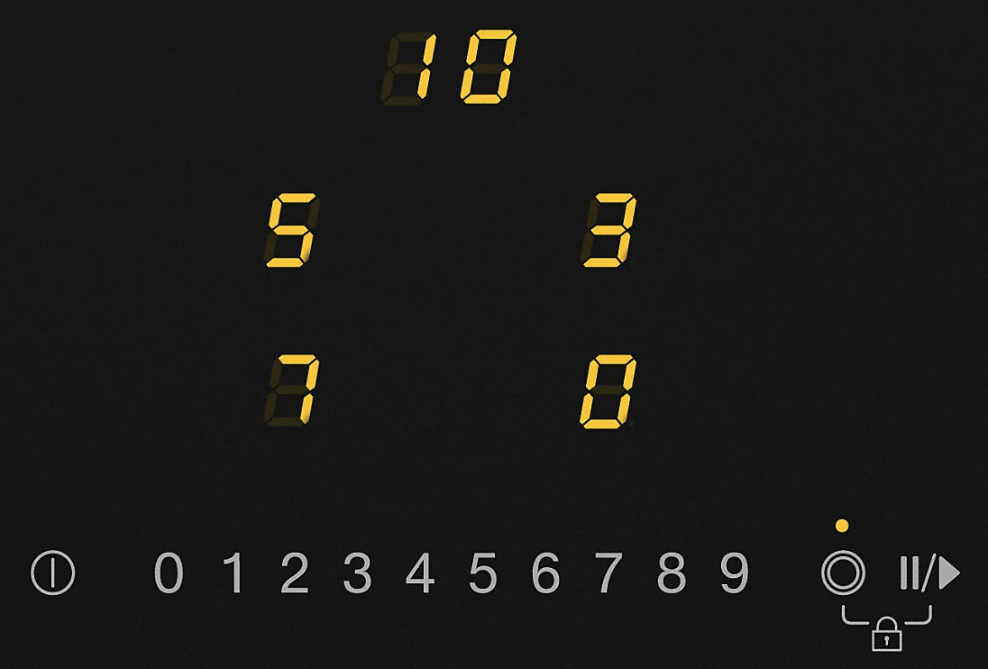 MIELE KM6521FR table de cuisson vitrocéramique - 60cm