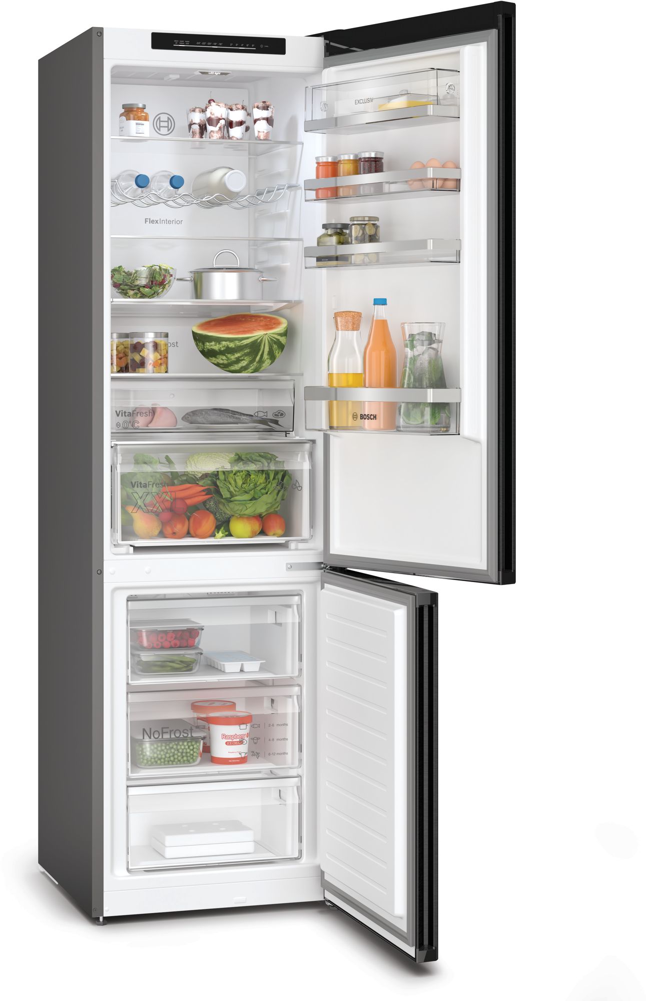 BOSCH KGN39EXCF SERIE 4 combiné réfrigérateur-congélateur pose-libre - 203cm