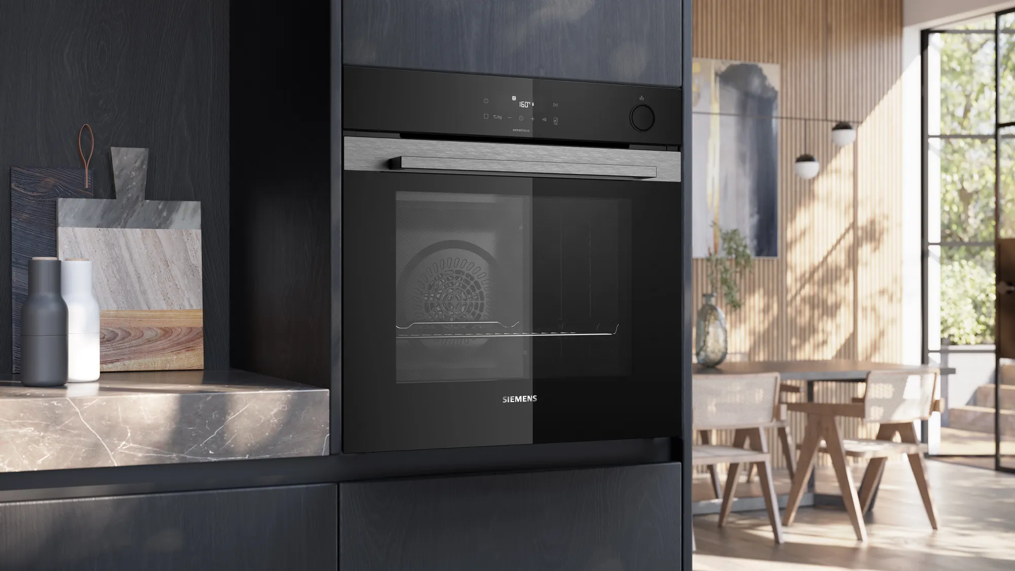SIEMENS HR372G0S3 iQ300 four multifonction avec injection vapeur - 60cm