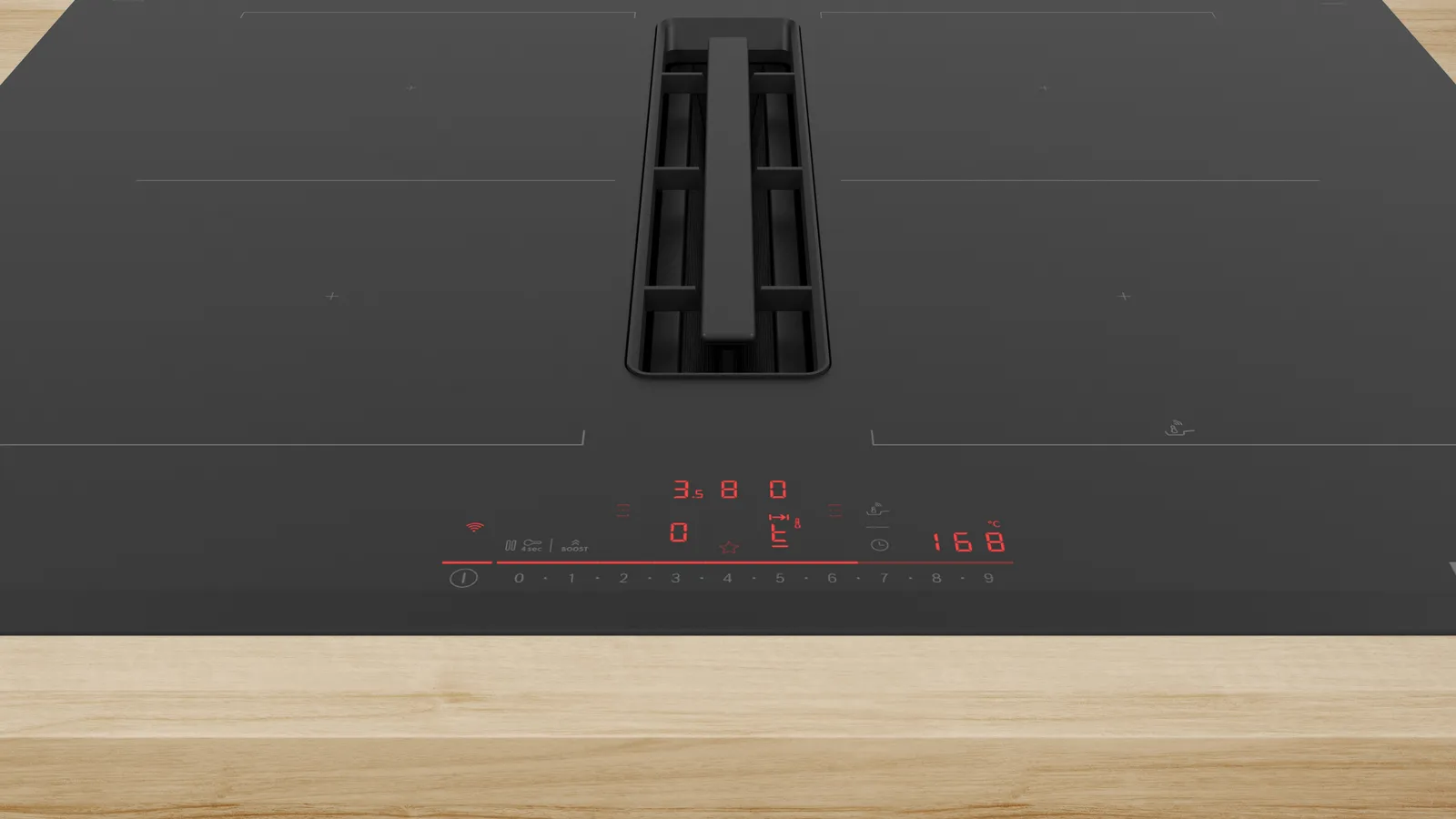 BOSCH PVQ731H26E SERIE 6 table de cuisson avec hotte integrée - 70cm