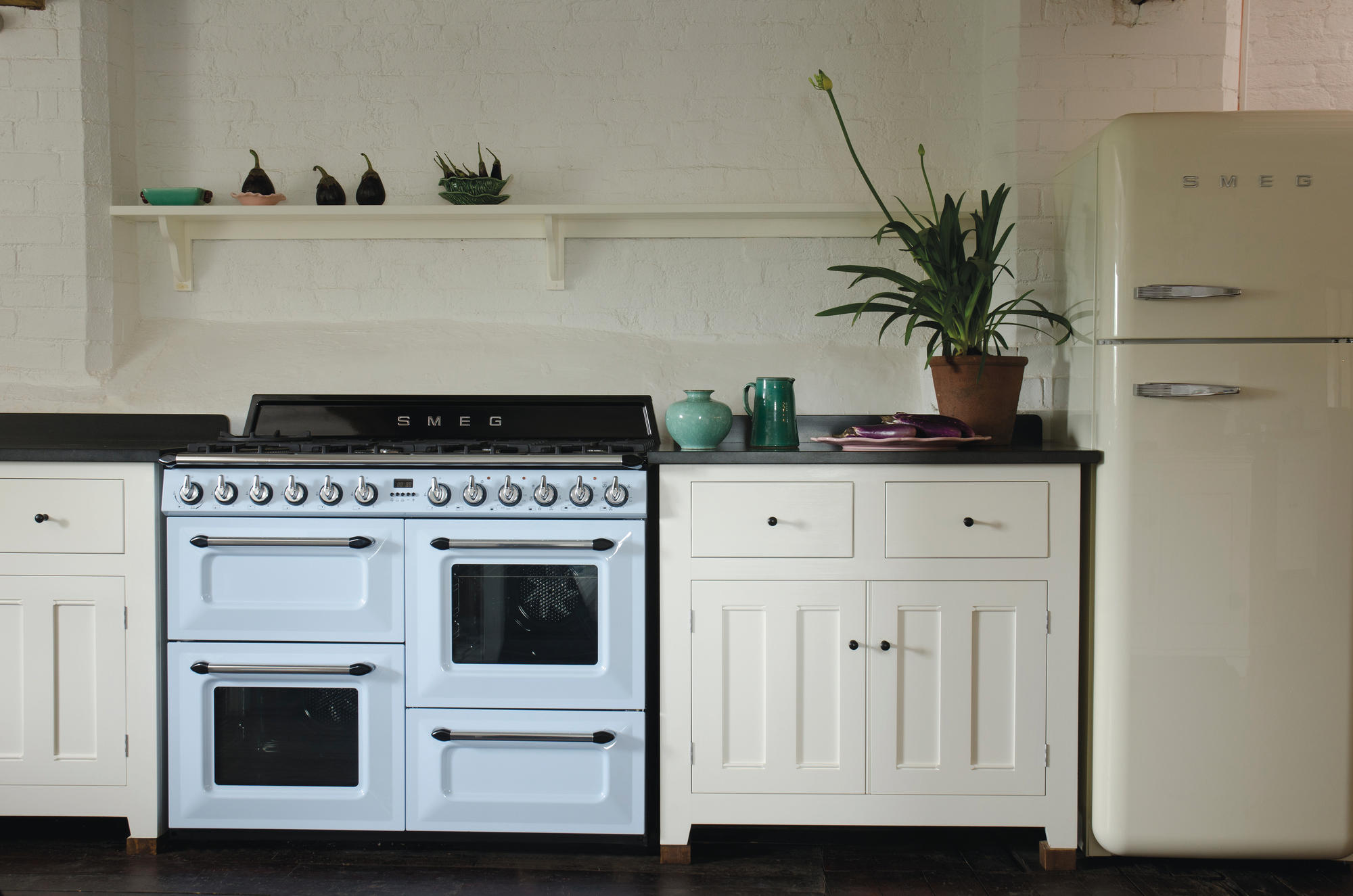 SMEG TR4110AZ cuisinière avec taque à gaz - 110cm