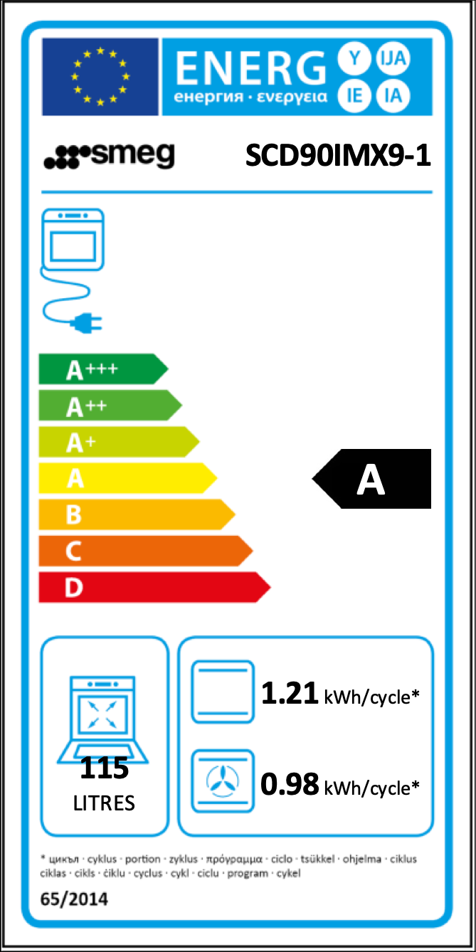 SMEG SCD90IMX9-1 cuisinière avec taque à induction - 90cm