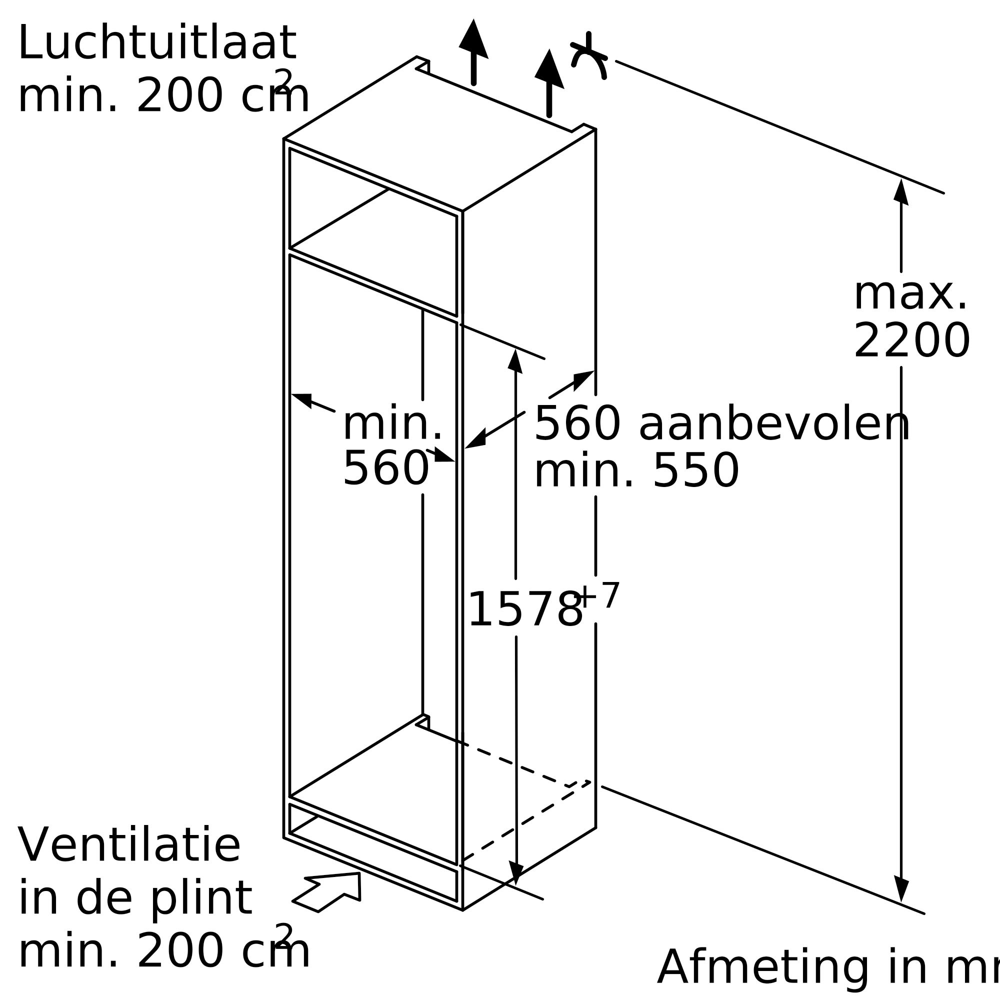 SIEMENS KI72LADE0 IQ500 réfrigérateur avec surgélateur - 158cm