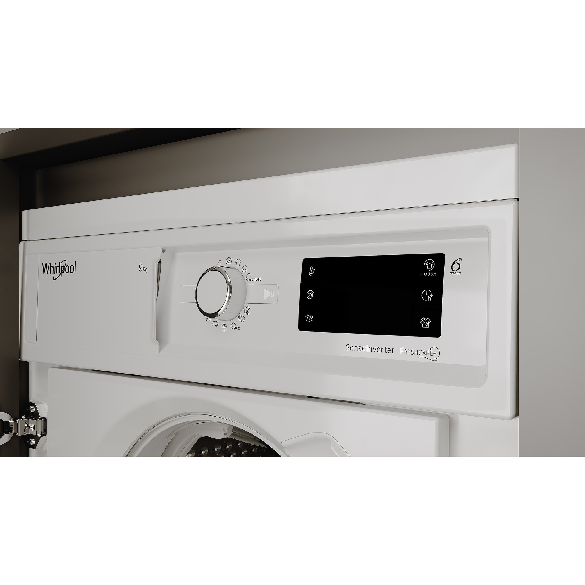 WHIRLPOOL BIWMWG91485EU lave-linge intégrable