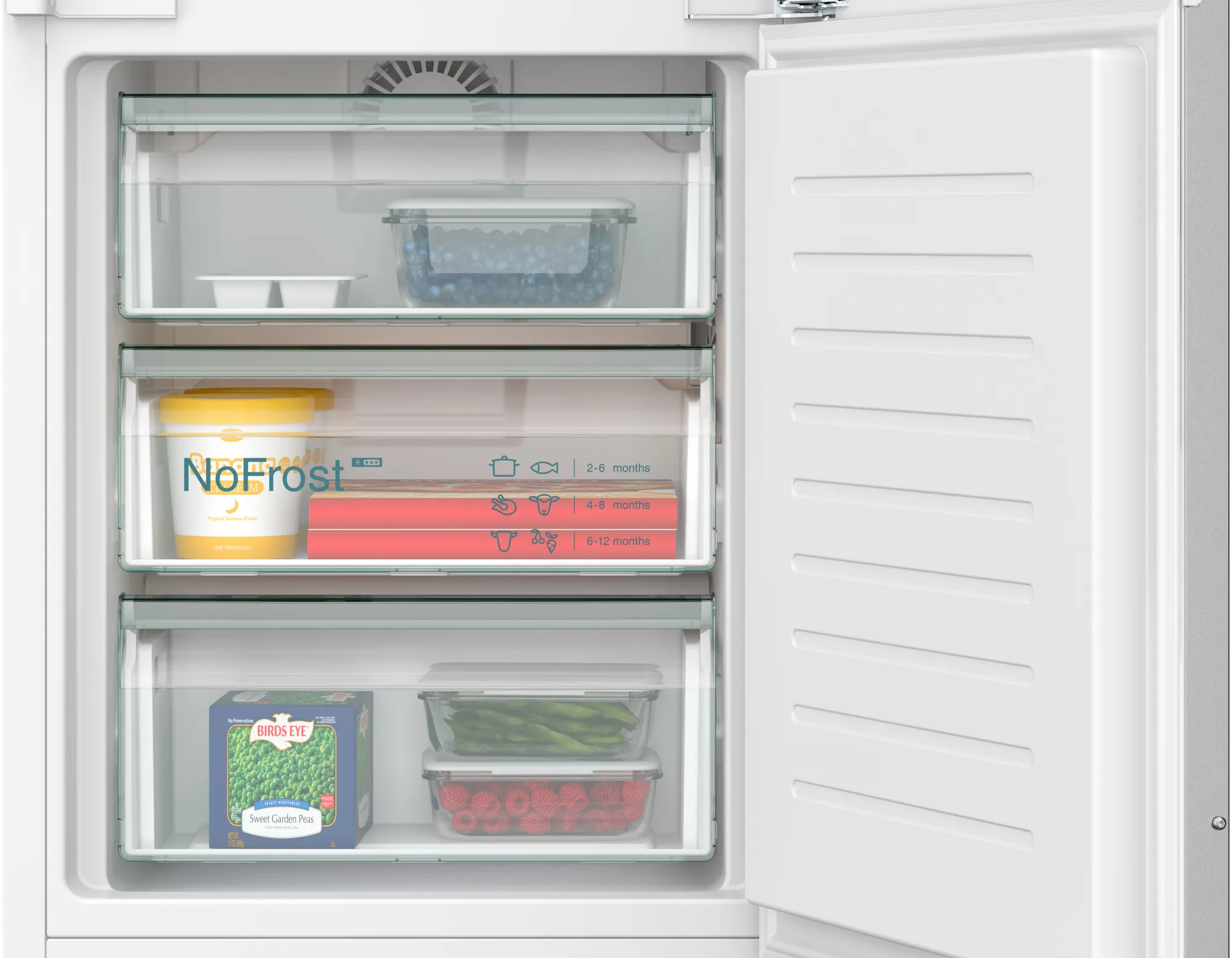 SIEMENS KI96NVFD0 IQ300 combiné réfrigérateur-congélateur - 194cm