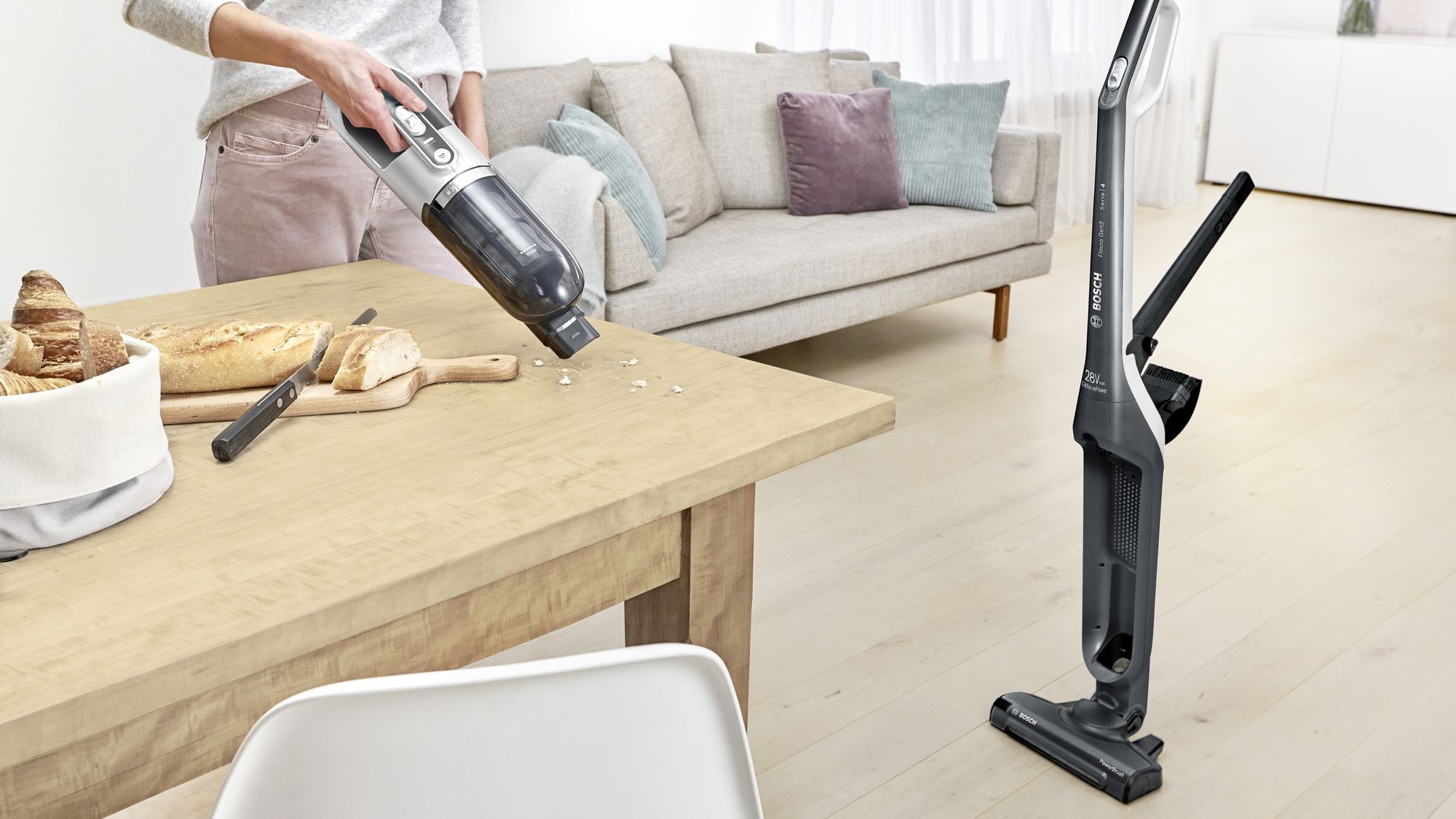 BOSCH BCH3K2801 FLEXXO aspirateur balai