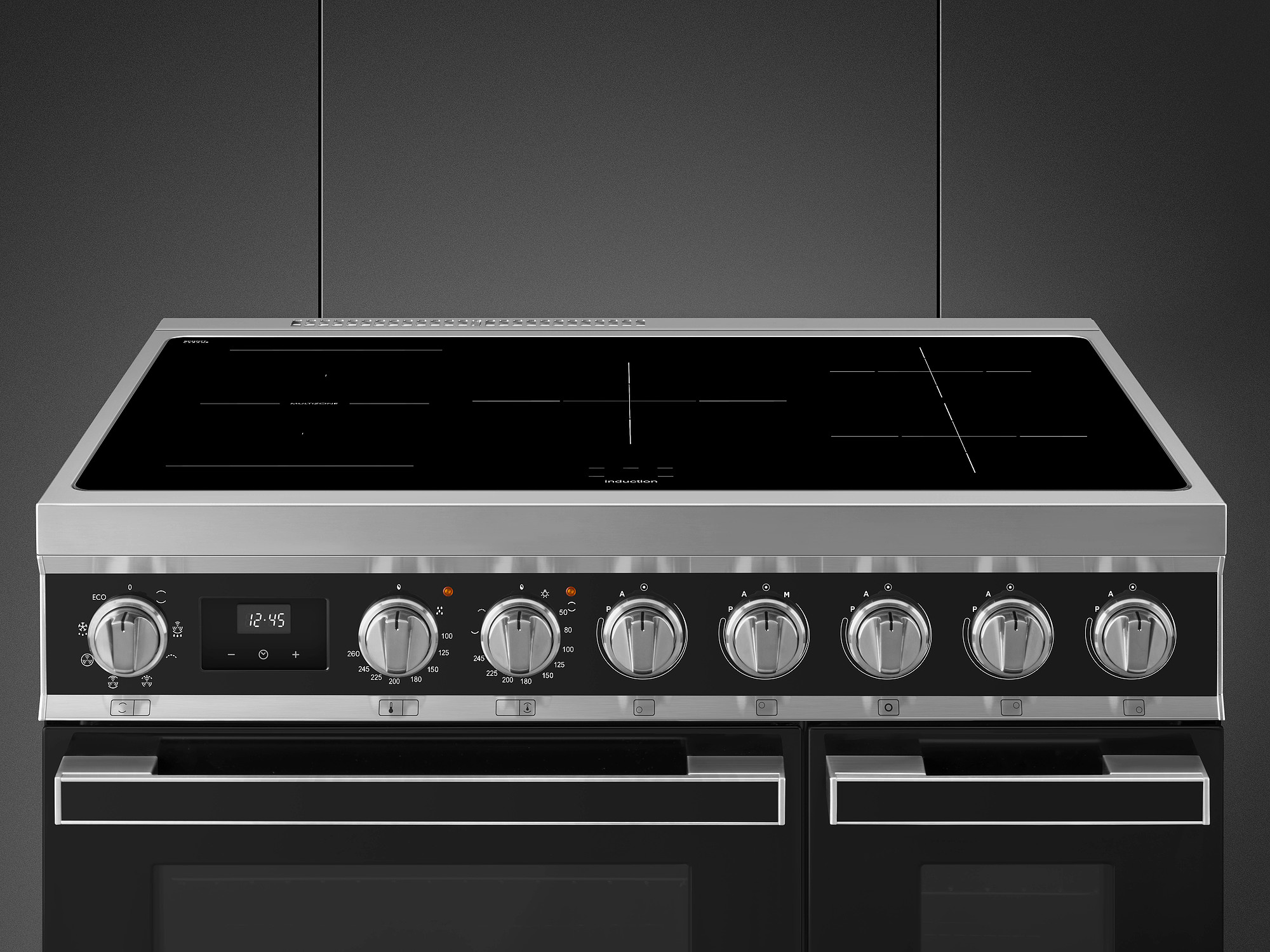 SMEG CPF92IMBL cuisinière avec taque à induction - 90cm