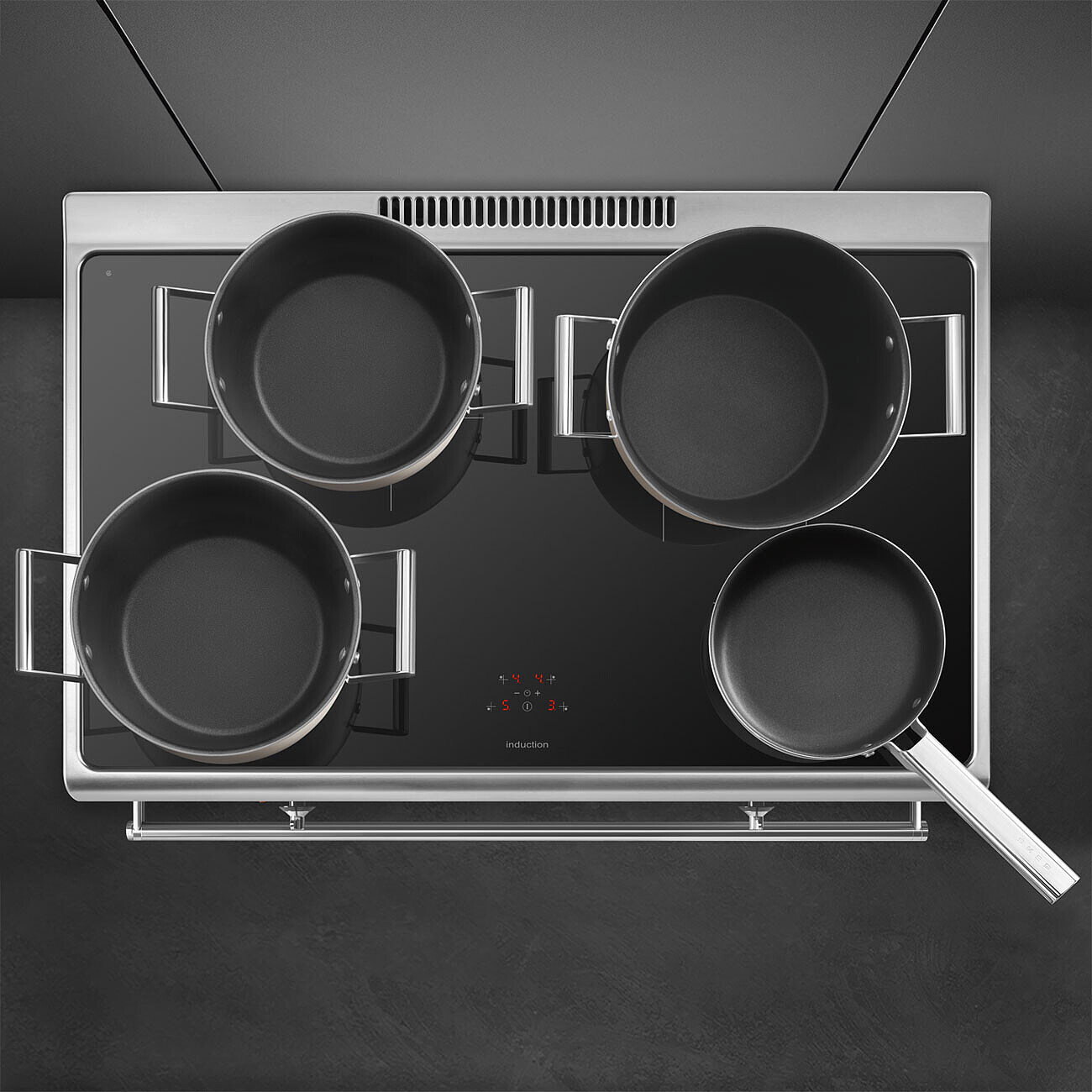 SMEG CG90CIXT cuisinière avec taque à induction - 90cm