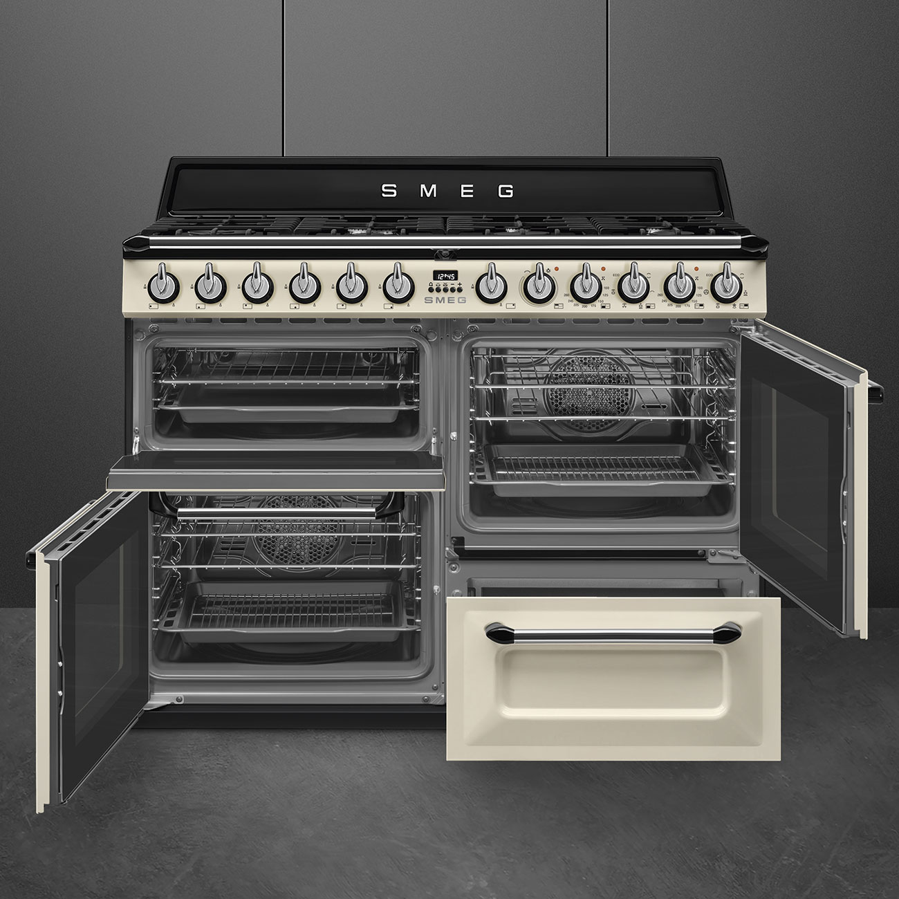 SMEG TR4110P1 cuisinière avec taque à gaz - 110cm