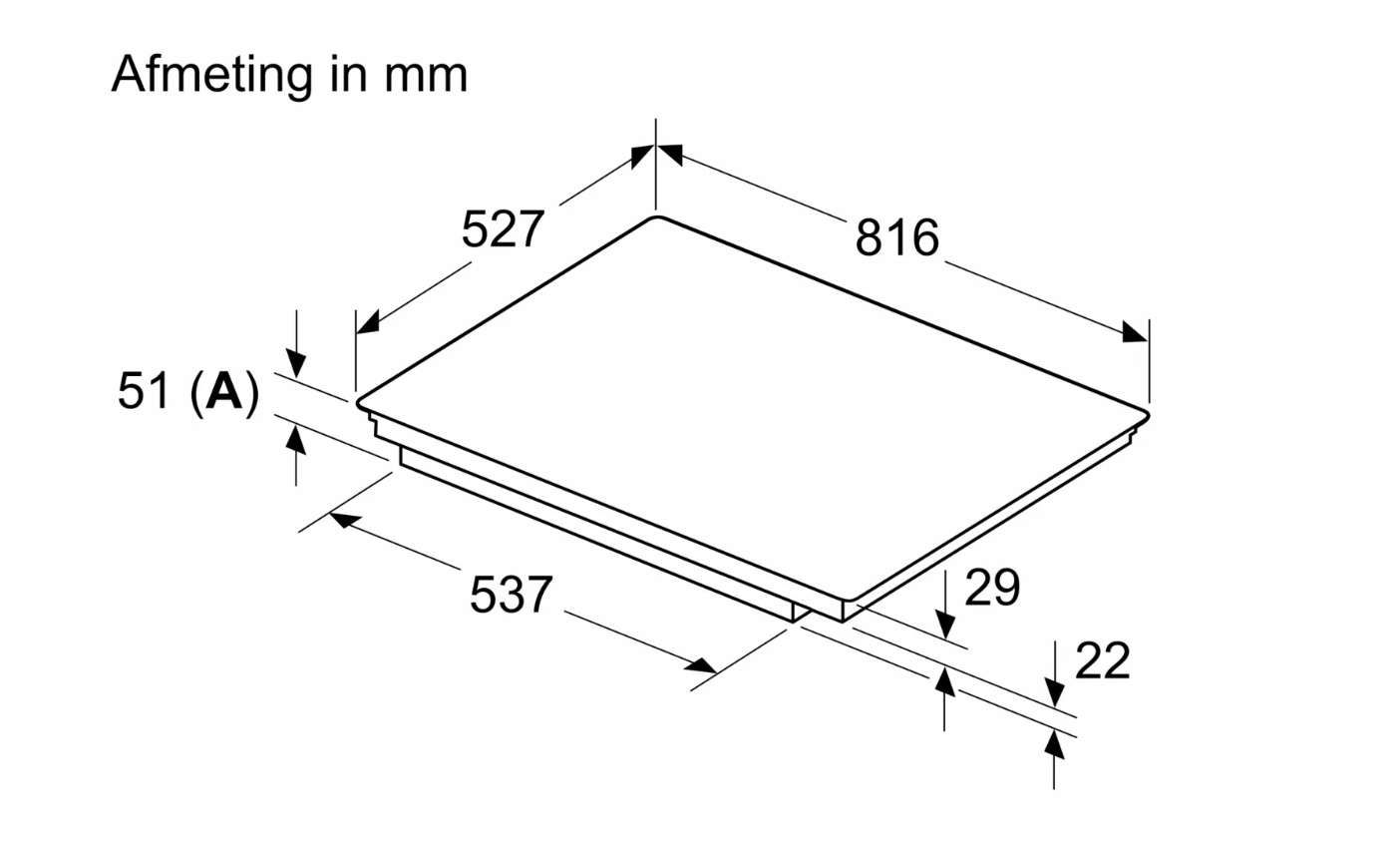 BOSCH PVW89BHC1E SERIE 6 table de cuisson à induction - 80cm
