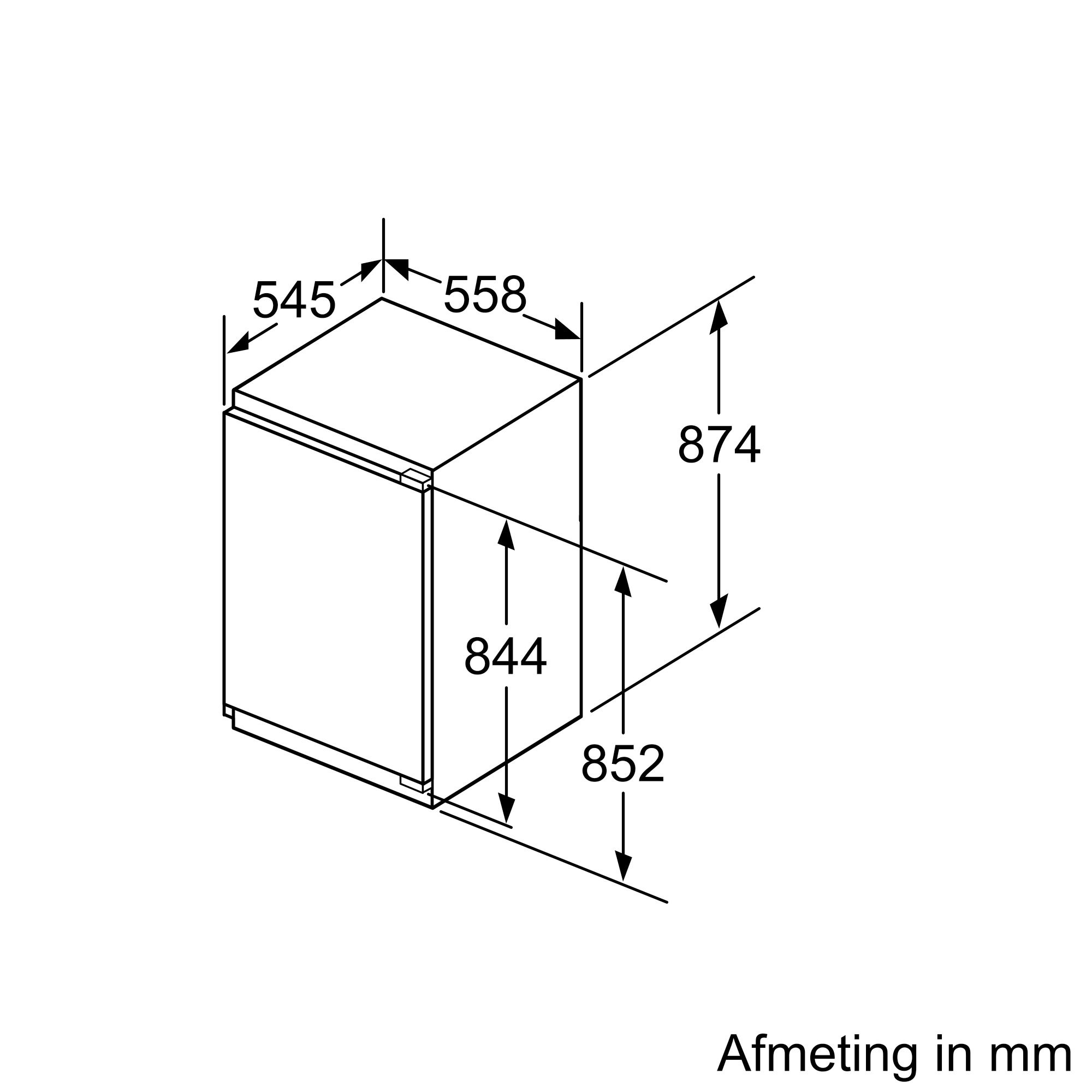 SIEMENS GI21VADE0 IQ500 congélateur encastrable - 88cm